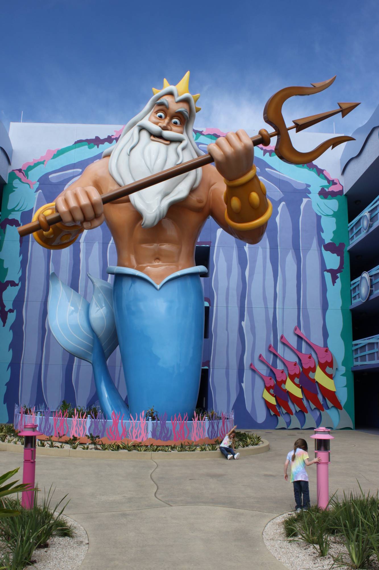 Art of Animation - Little Mermaid Section King Triton