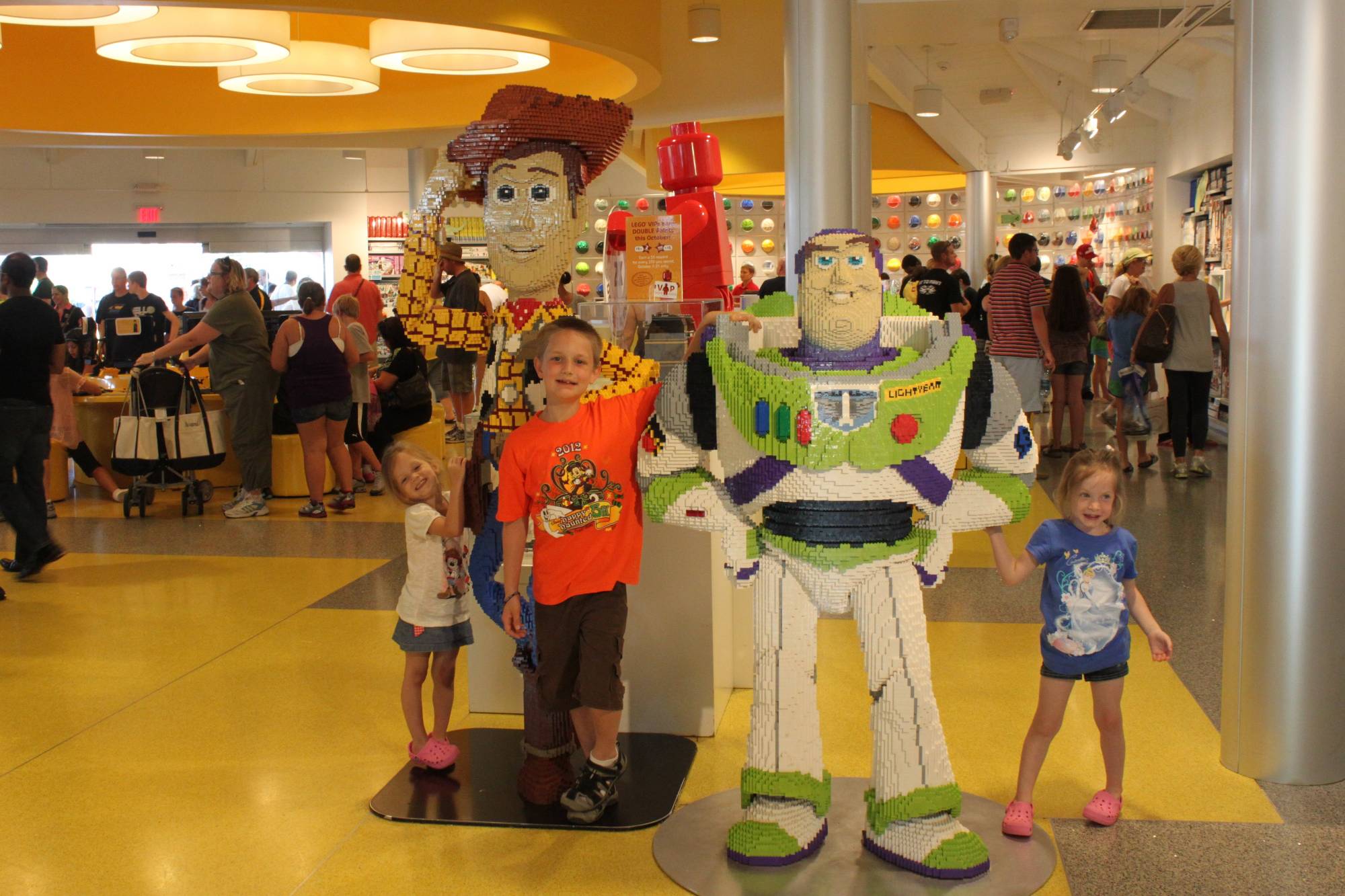 Downtown Disney - Lego Store Woody and Buzz