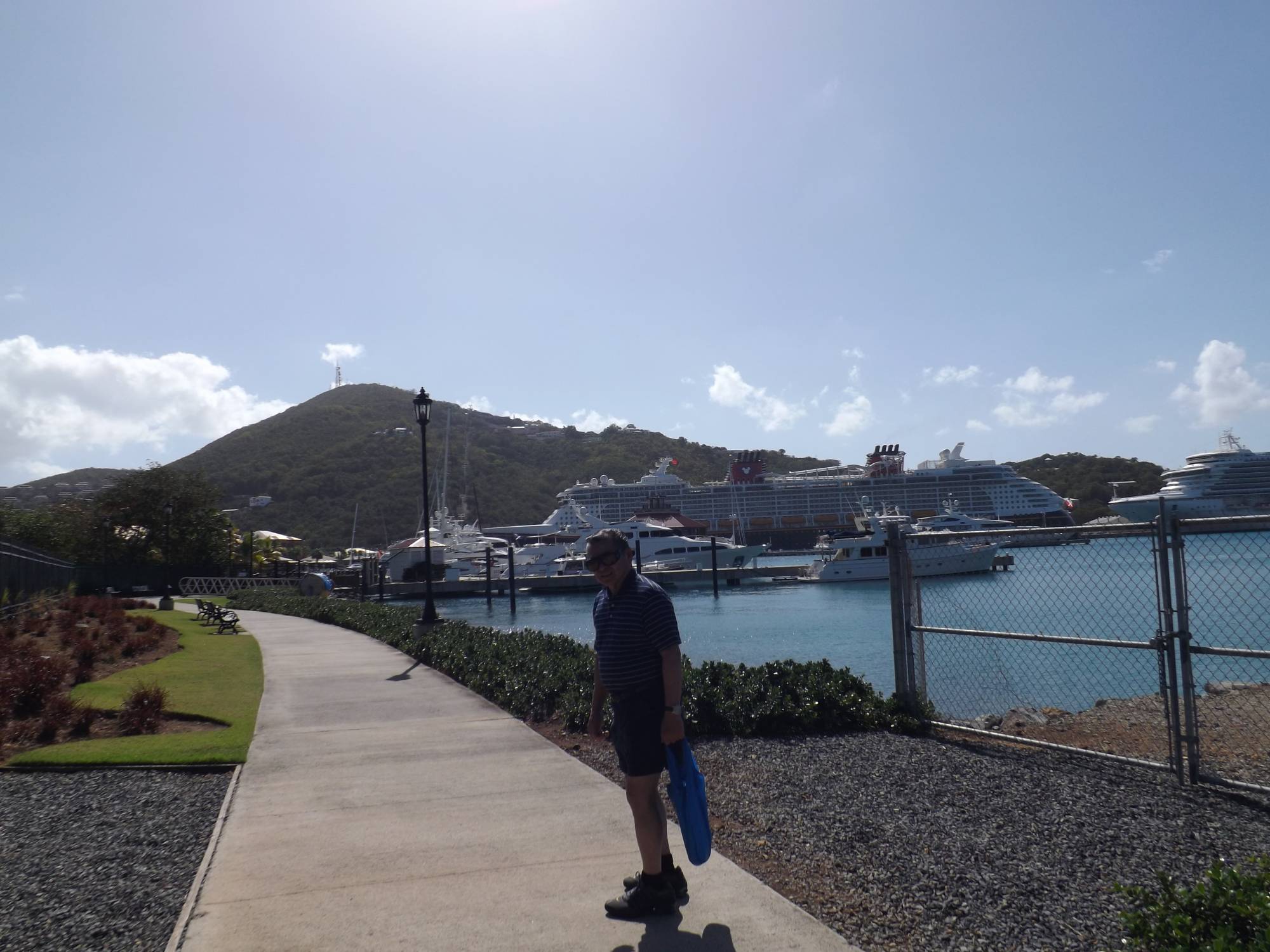 St. Thomas - walkway from ship to Charlotte Amalie