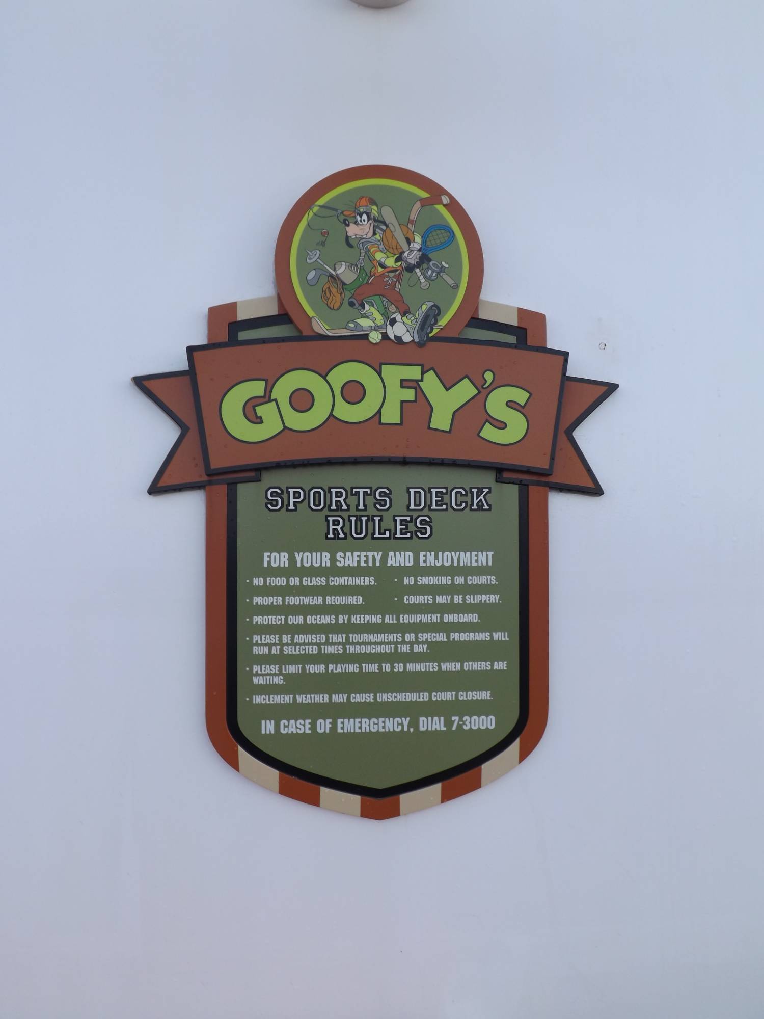 Goofy's Sports Deck
