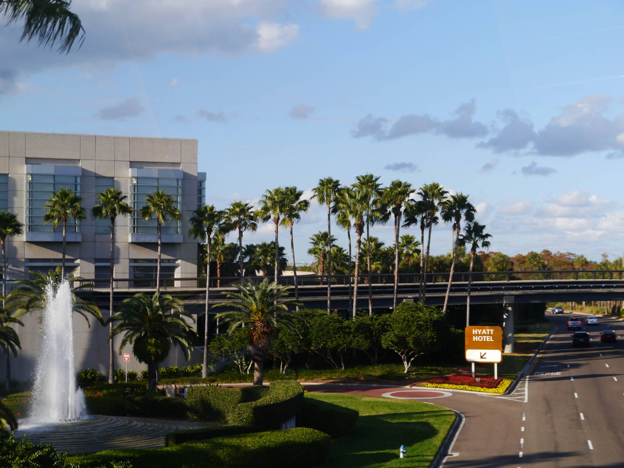 Orlando International - view from the monorail