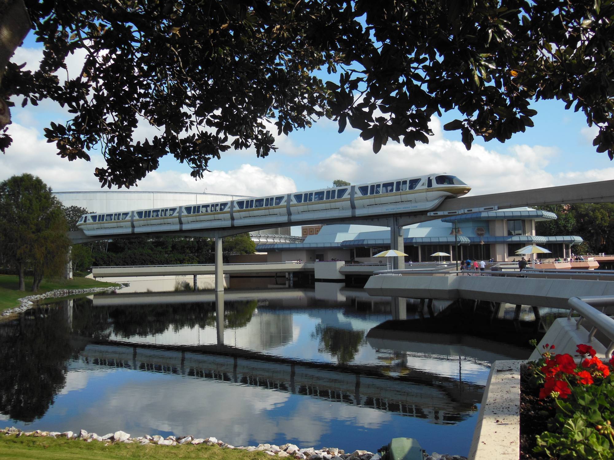 Epcot - monorail in Future World