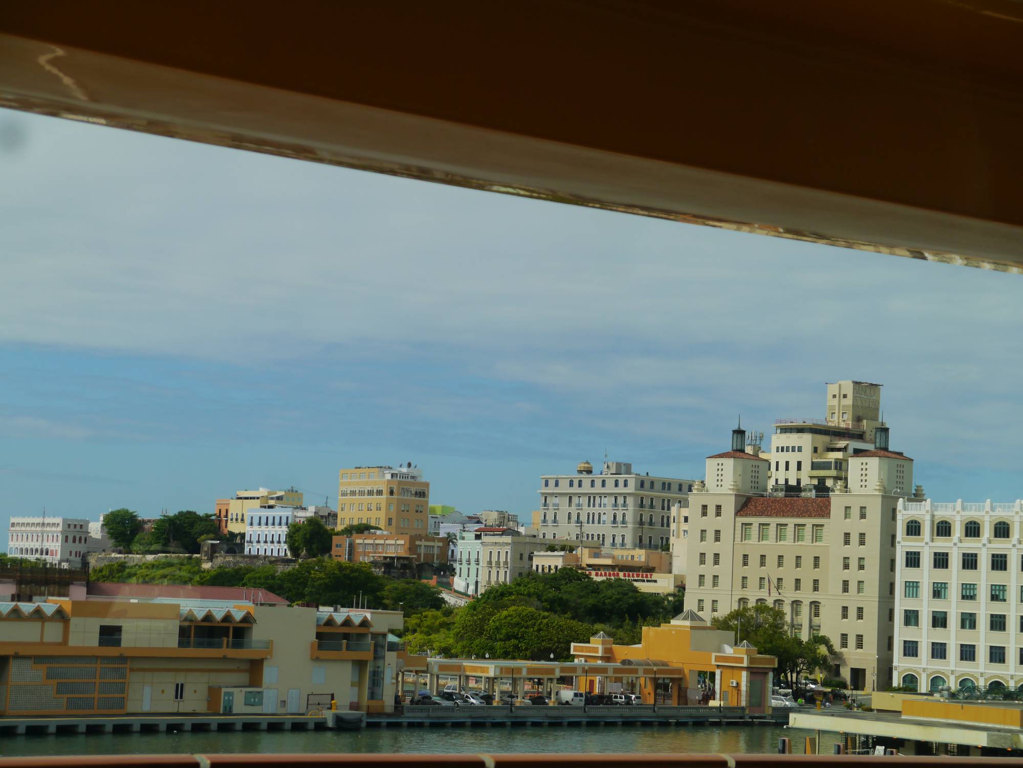 San Juan - view of the city from the ship