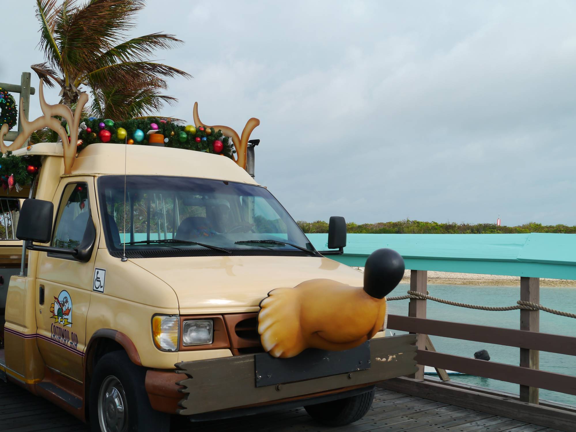 Castaway Cay - tram