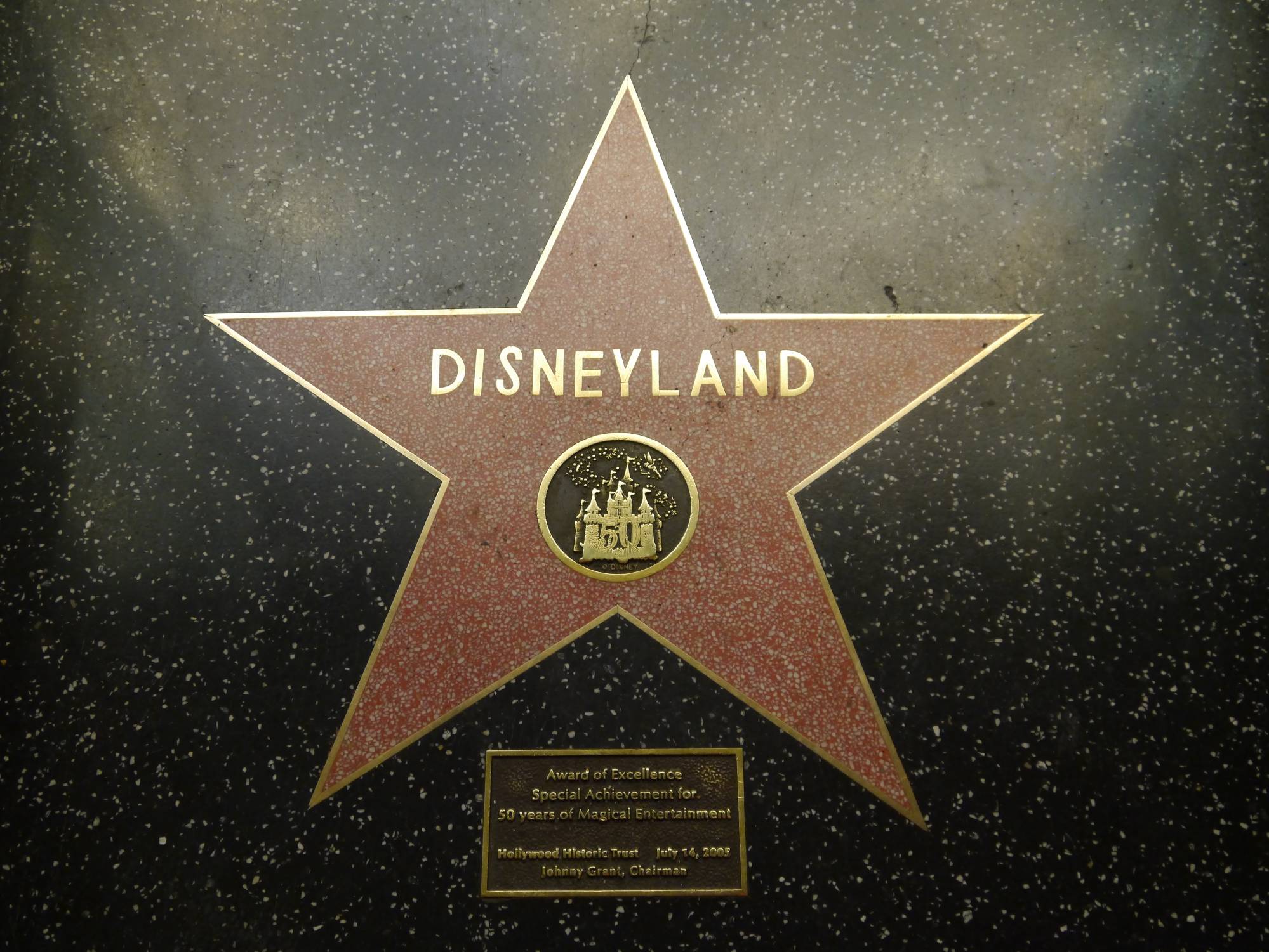 Hollywood Walk of Fame - Disneyland star