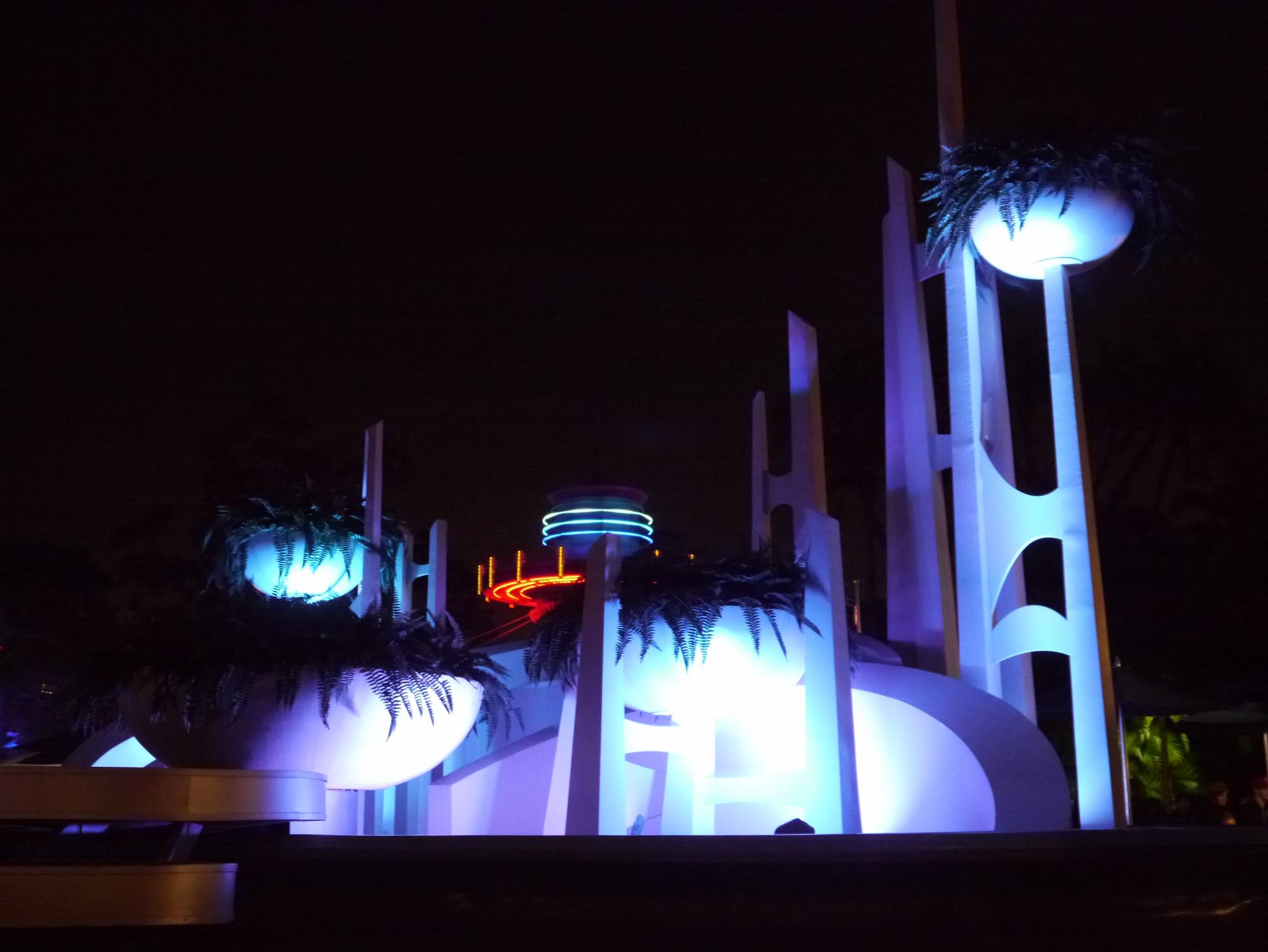 Disneyland Park - Tomorrowland at night