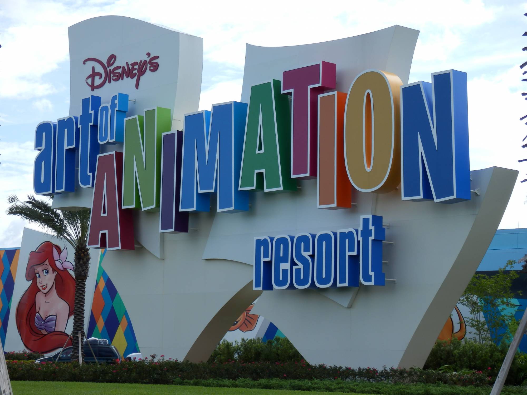 Art of Animation Resort sign