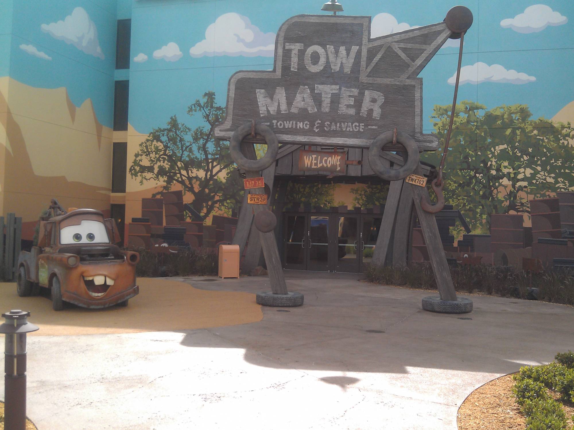 Tow Mater Entrance Area