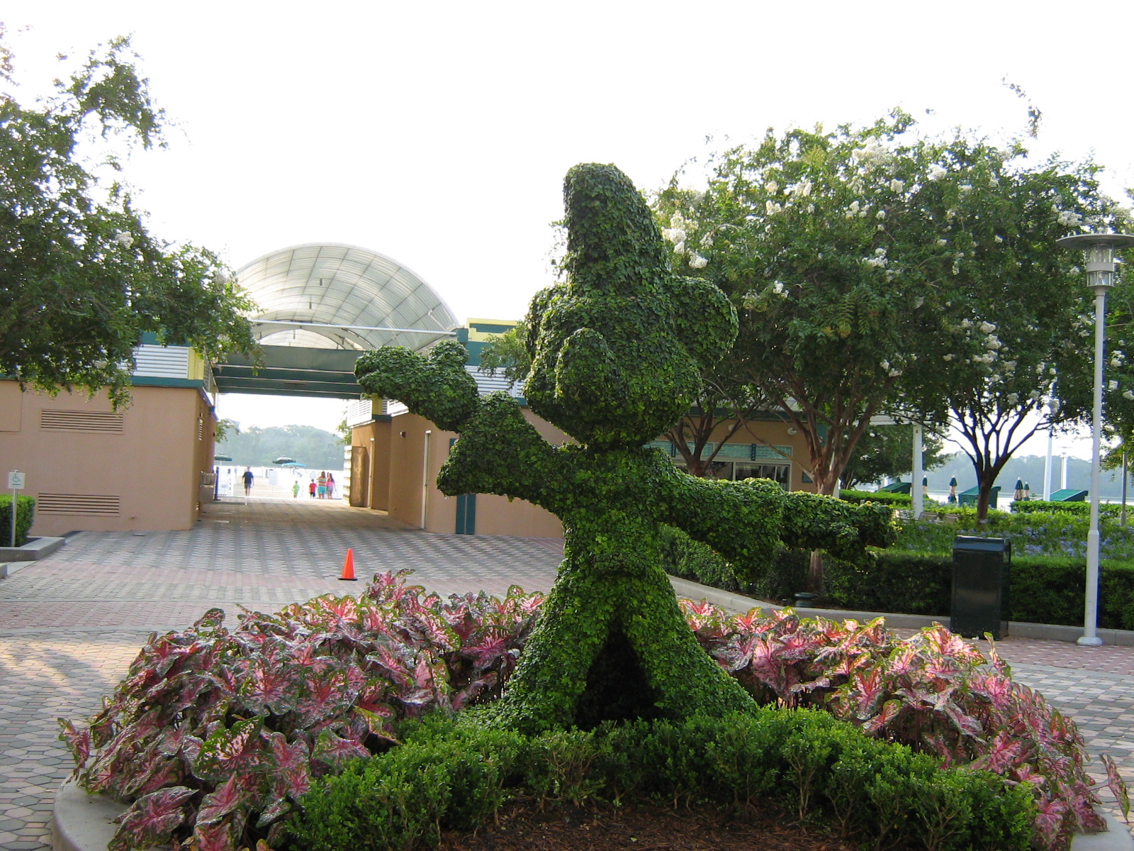 Contemporary - topiary Mickey