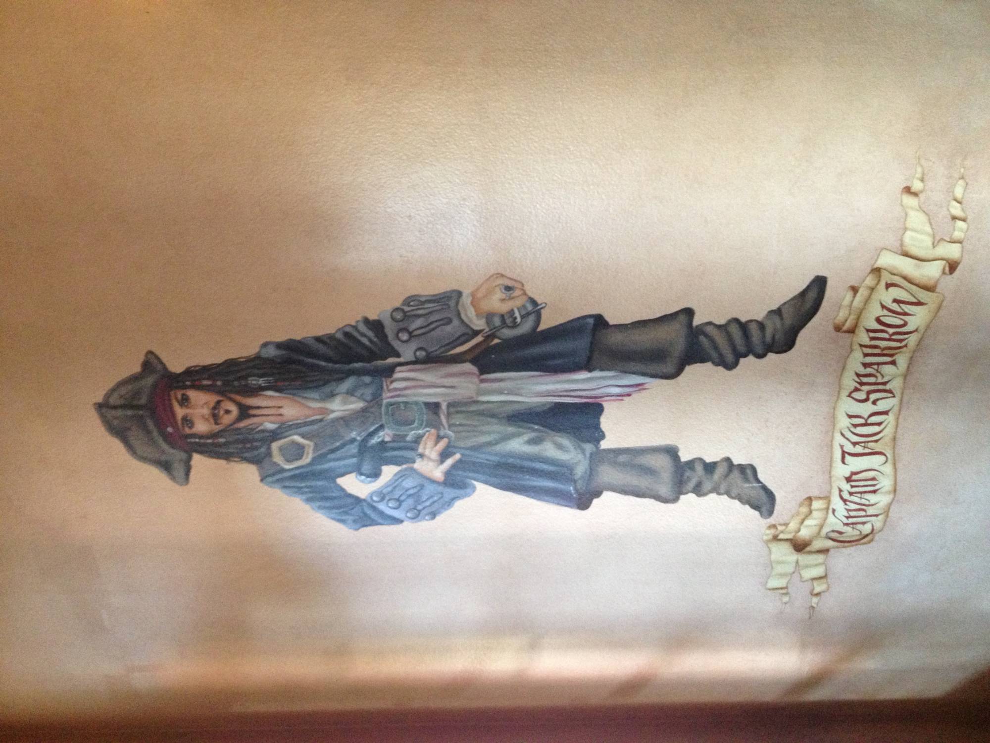 Mural at Pirates of the Caribbean