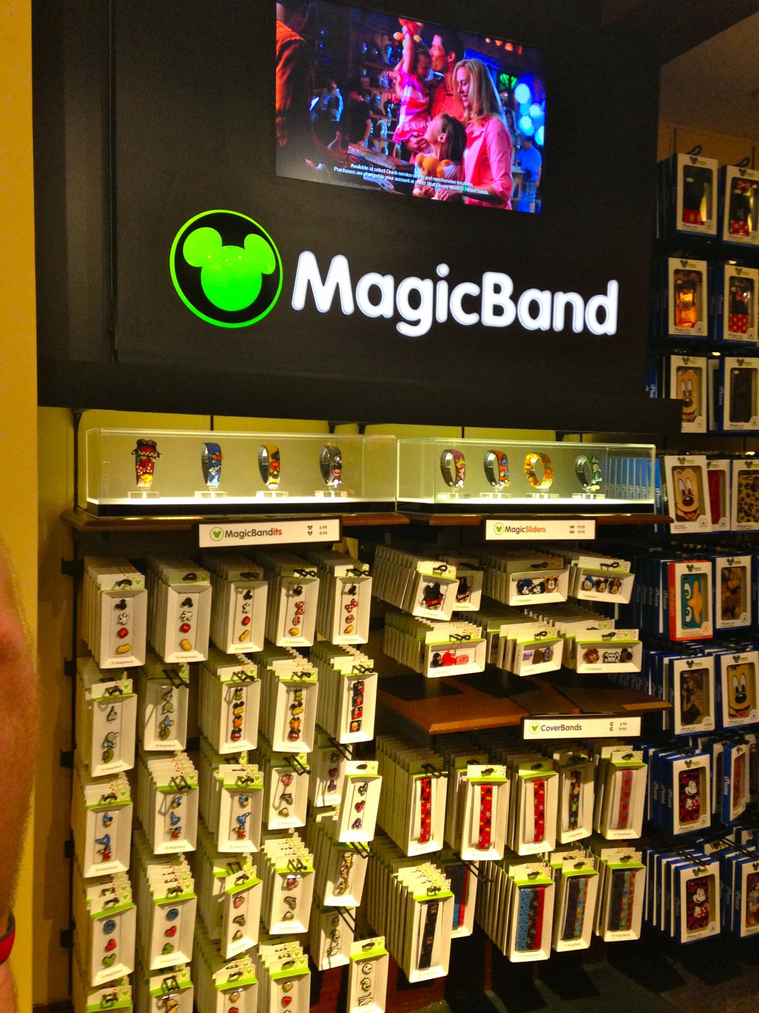 MagicBand Display at Wilderness Lodge