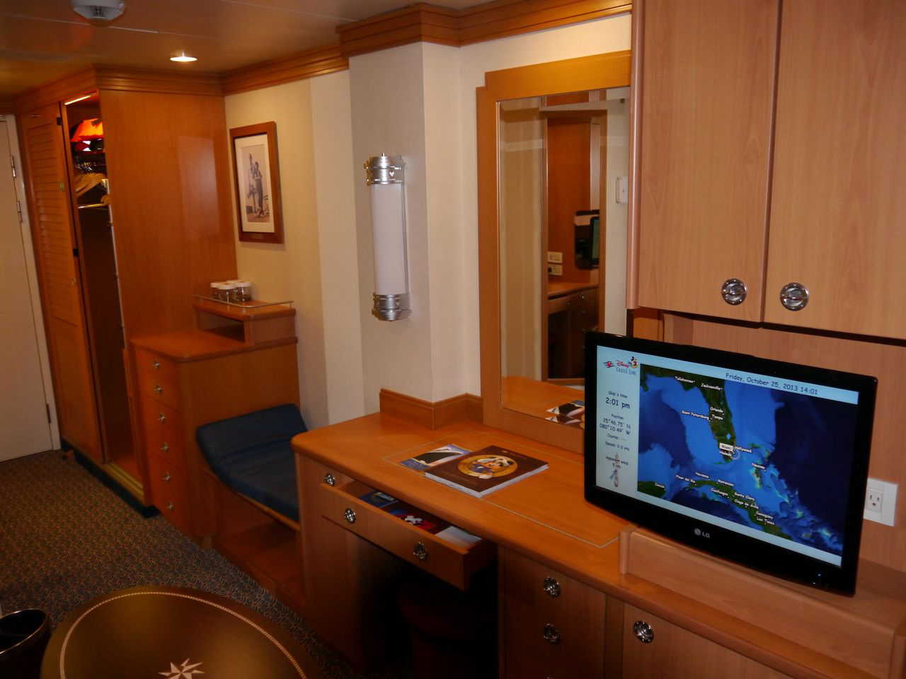 Inside Stateroom - Disney Magic