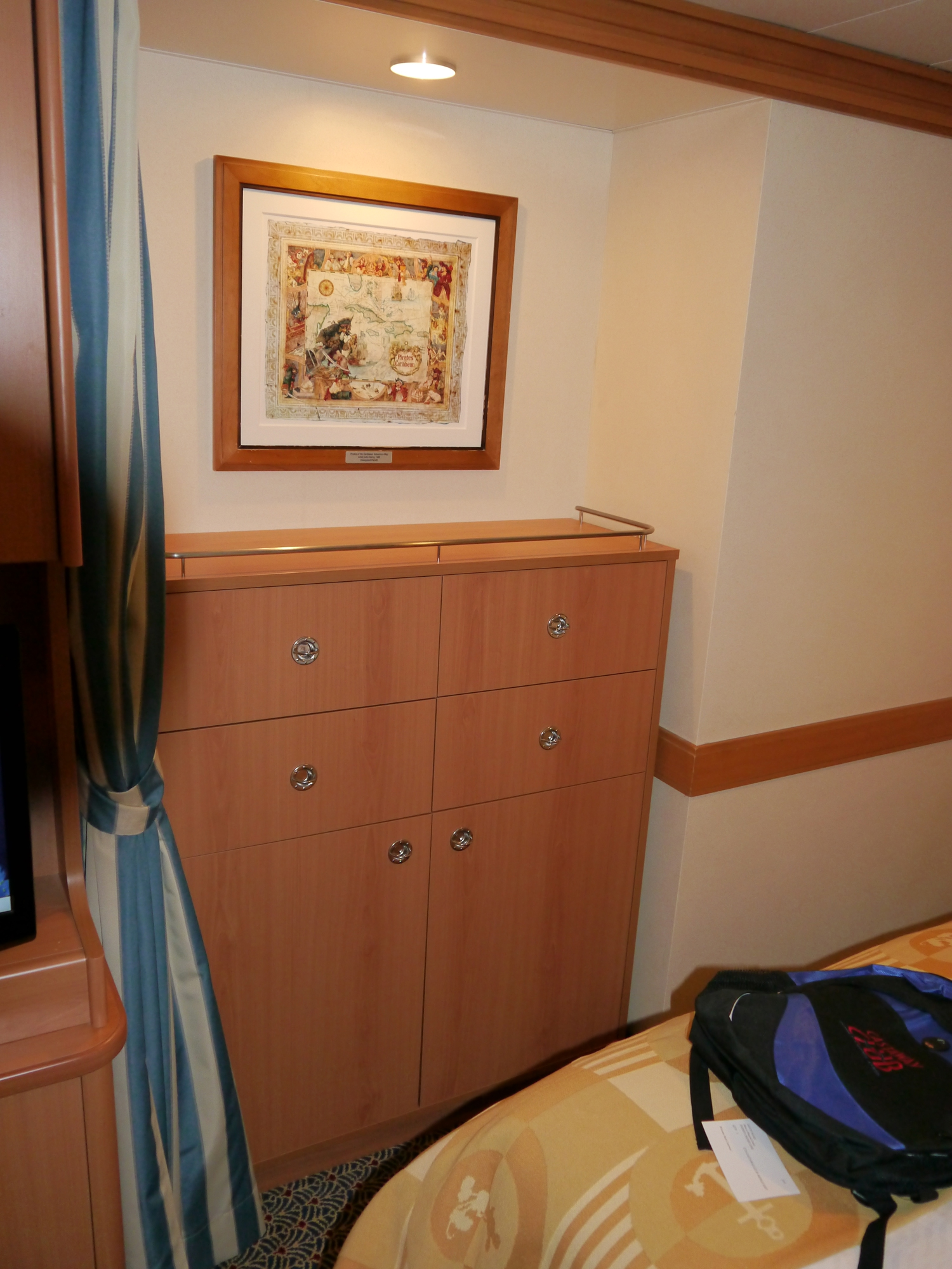 Inside Stateroom Storage - Disney Magic