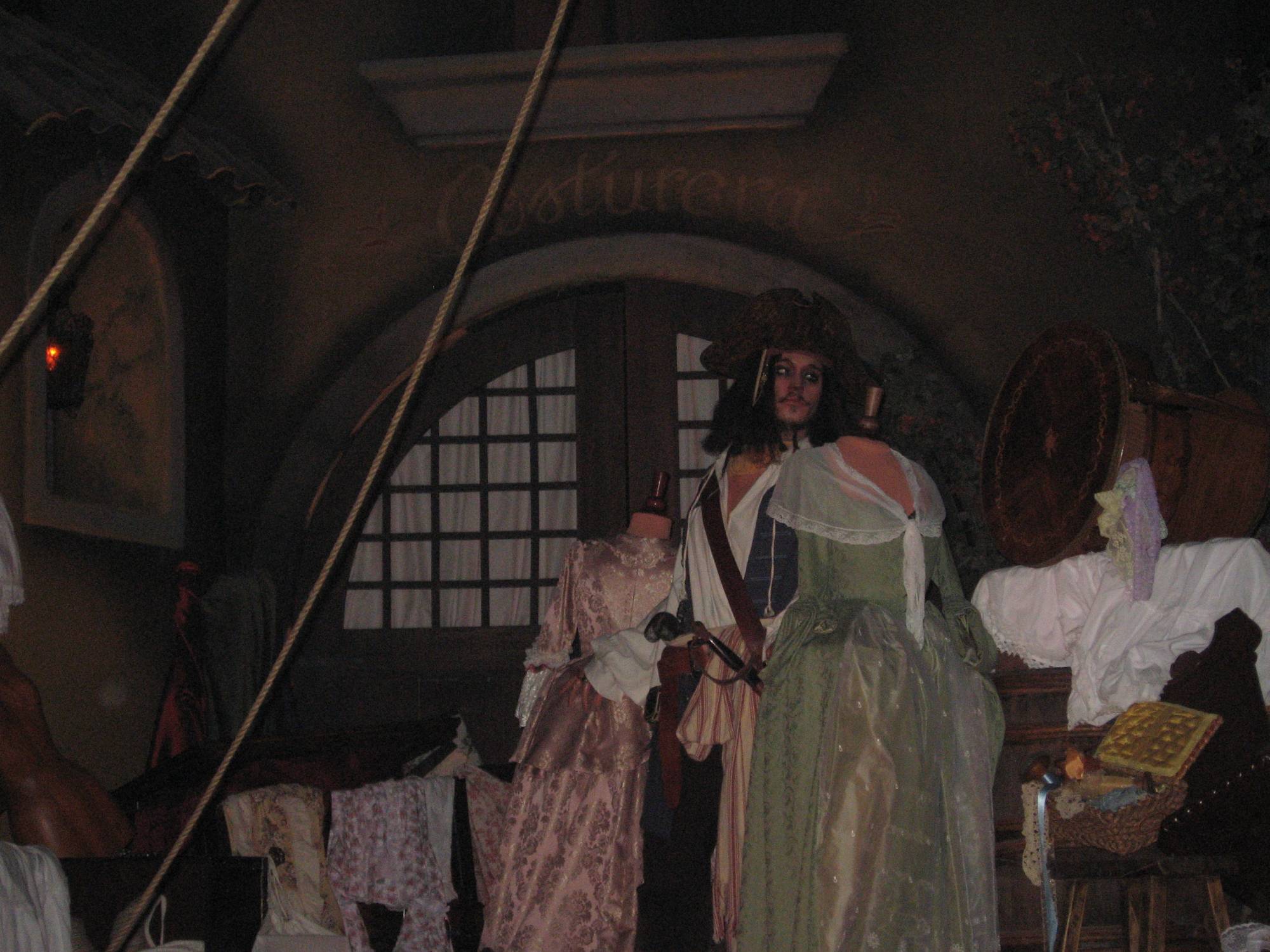 New Orleans Square - Jack at Pirates of the Caribbean