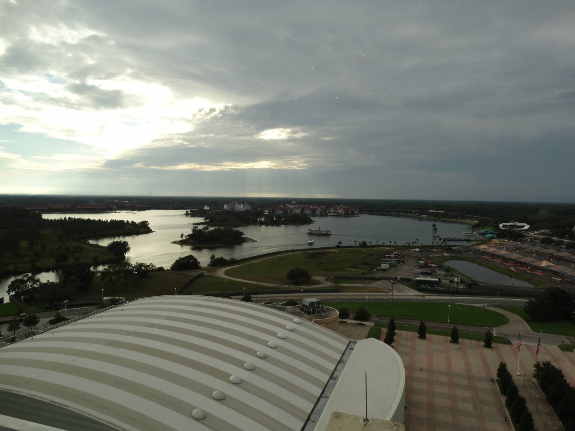 View over Seven Seas Lagoon from Contemporary
