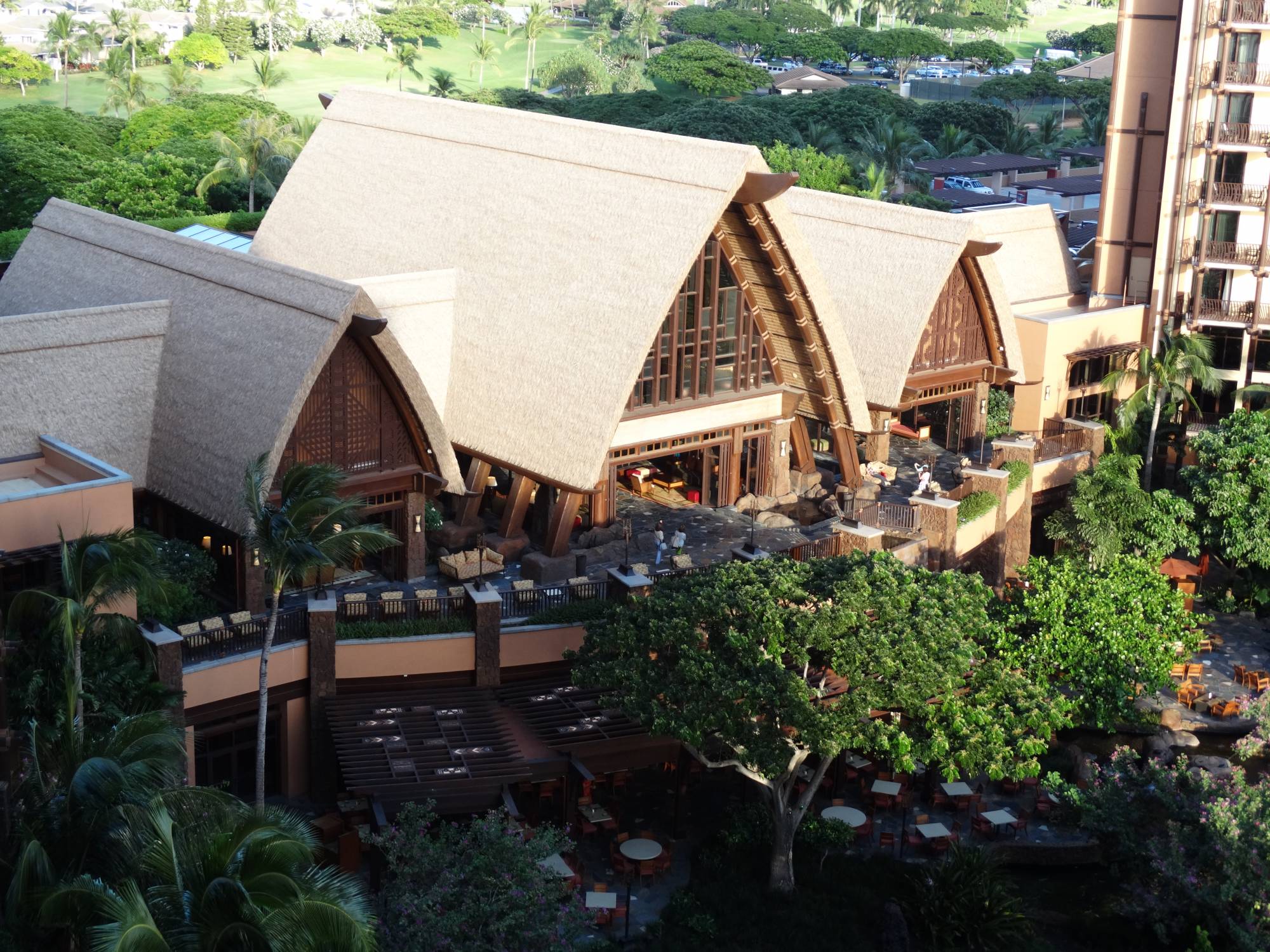 Aulani - lobby as seen from studio