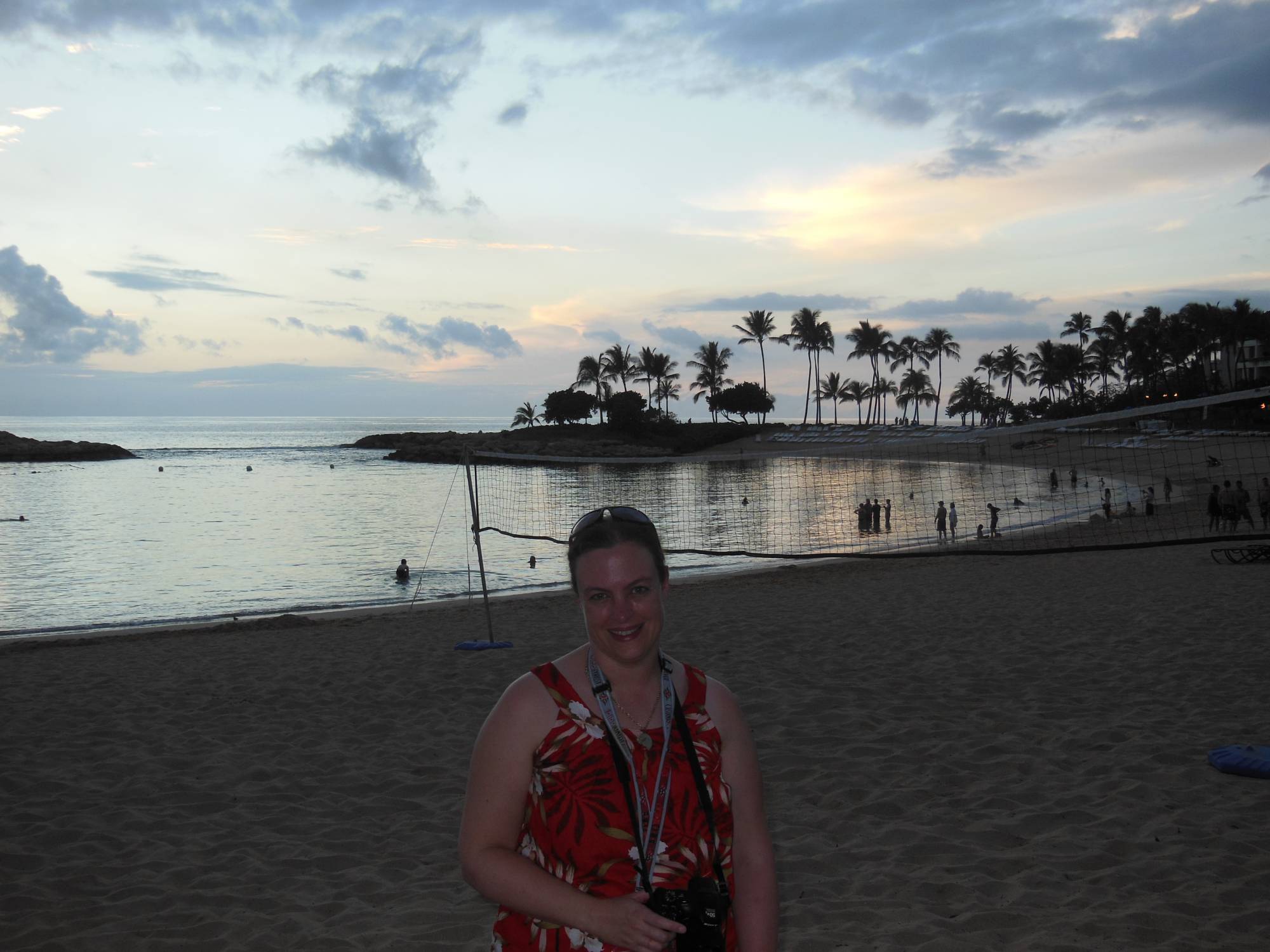 Aulani - beach at sunset