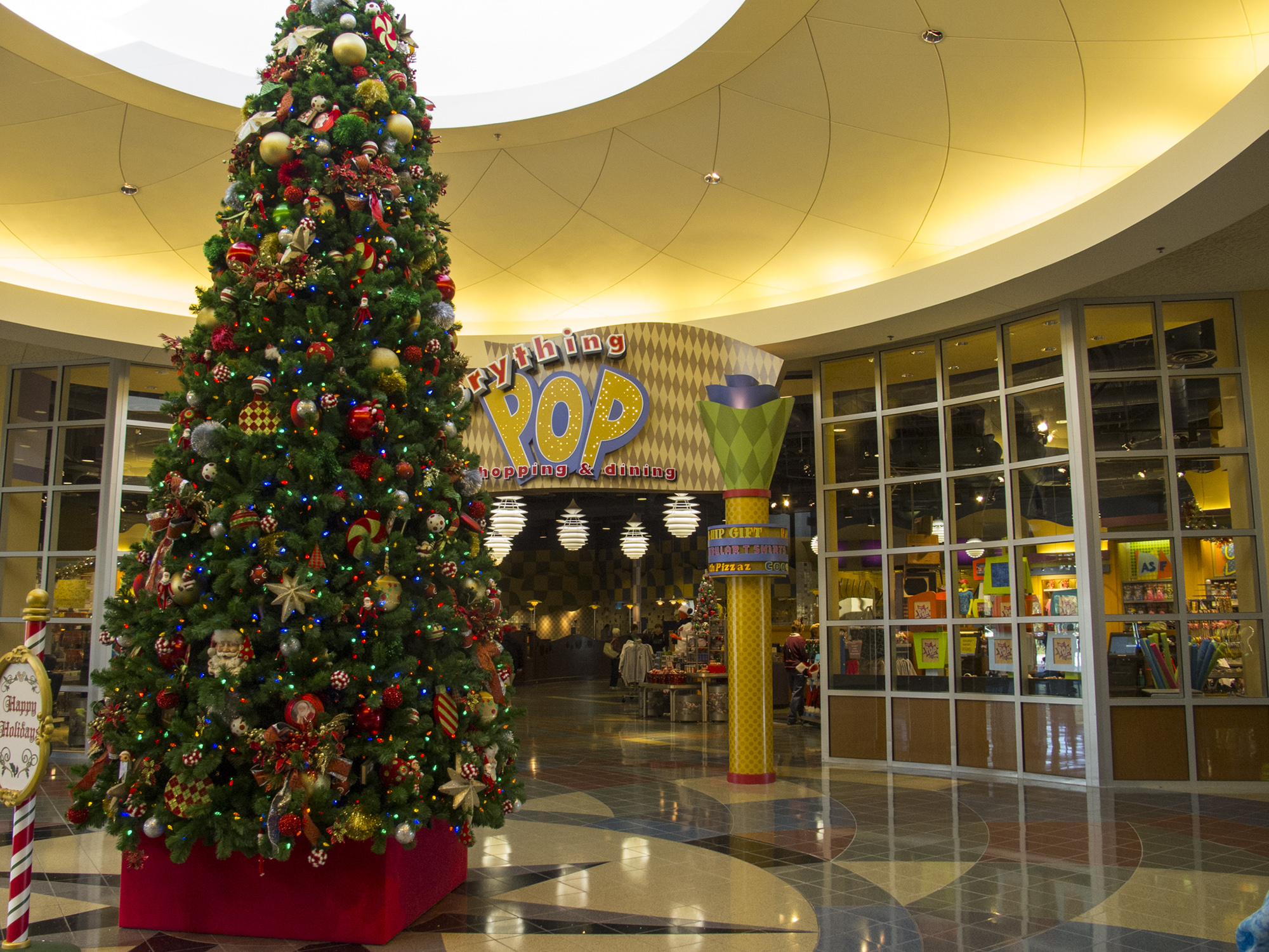 Pop Century at Christmas time