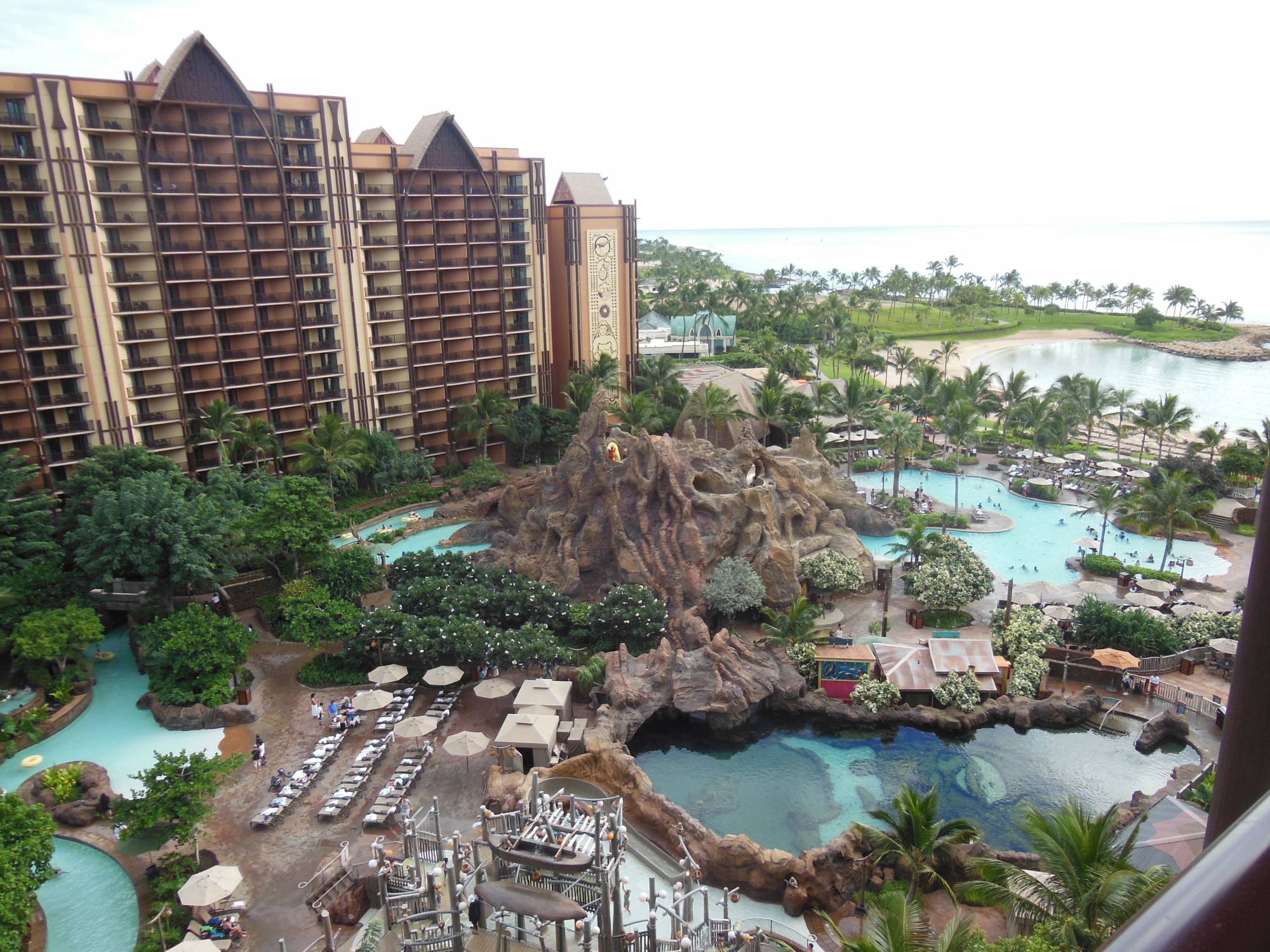 Aulani - view from ocean view studio