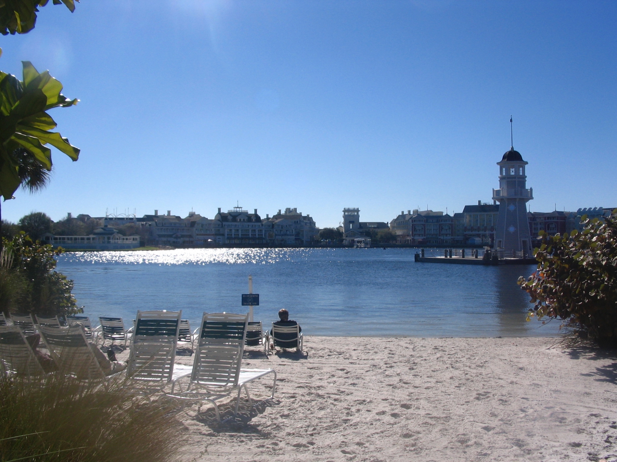 View of Crescent Lake from Beach Club