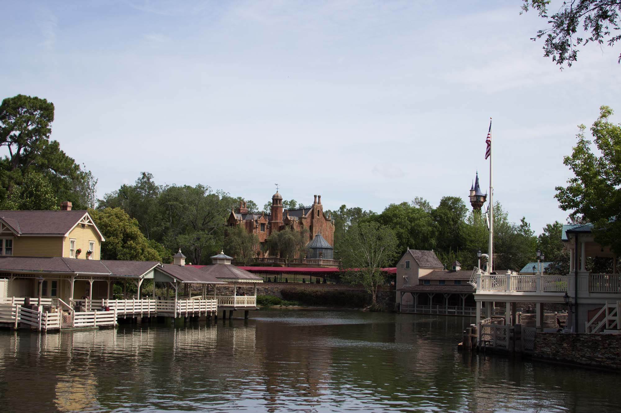 Haunted Mansion - view from the river