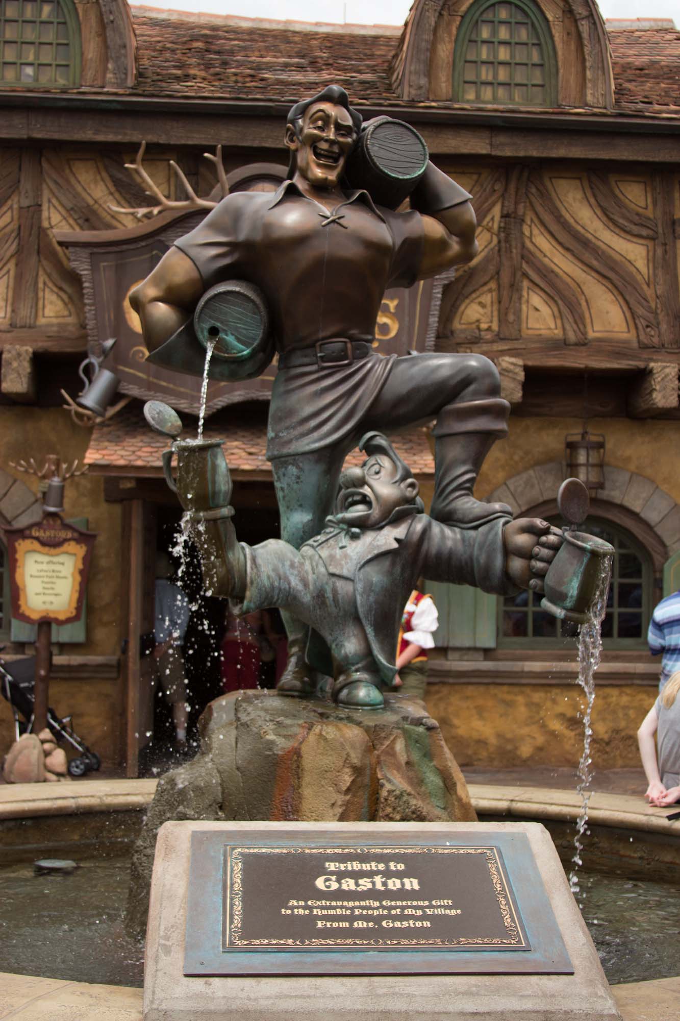 Fantasyland - Gaston's Fountain