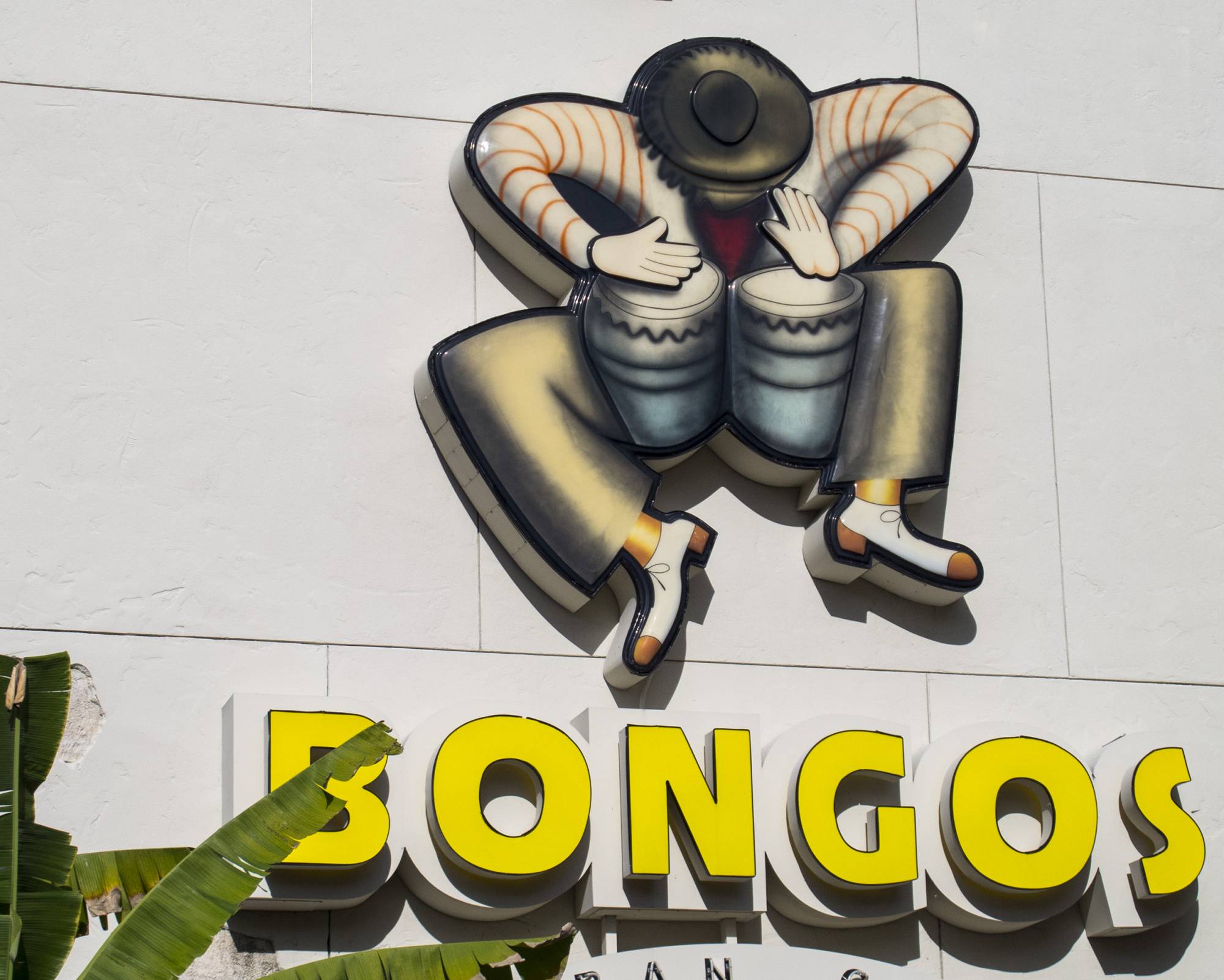 Bongos Cuban Cafe sign