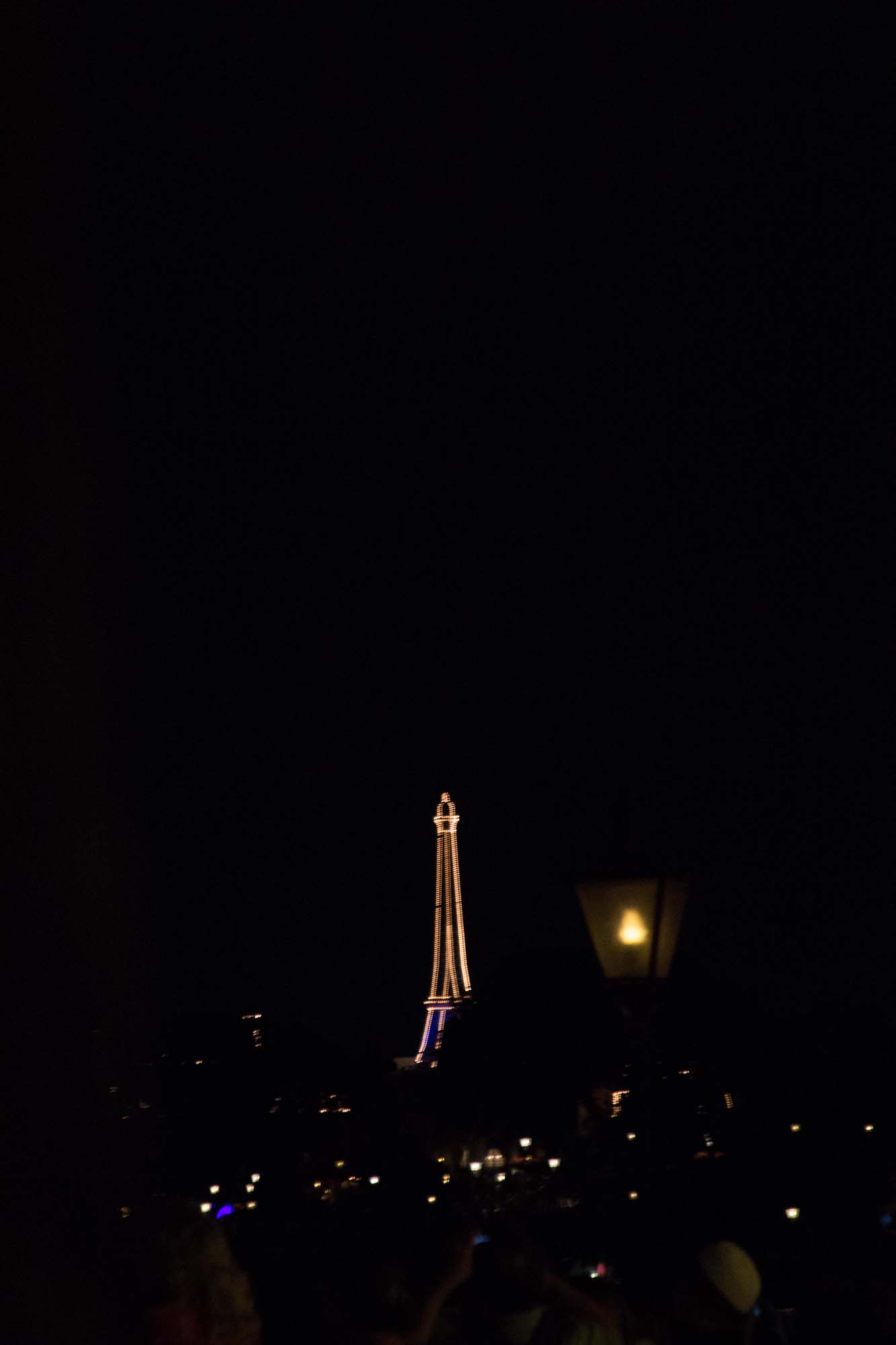 France - Lit Eiffel Tower at Night