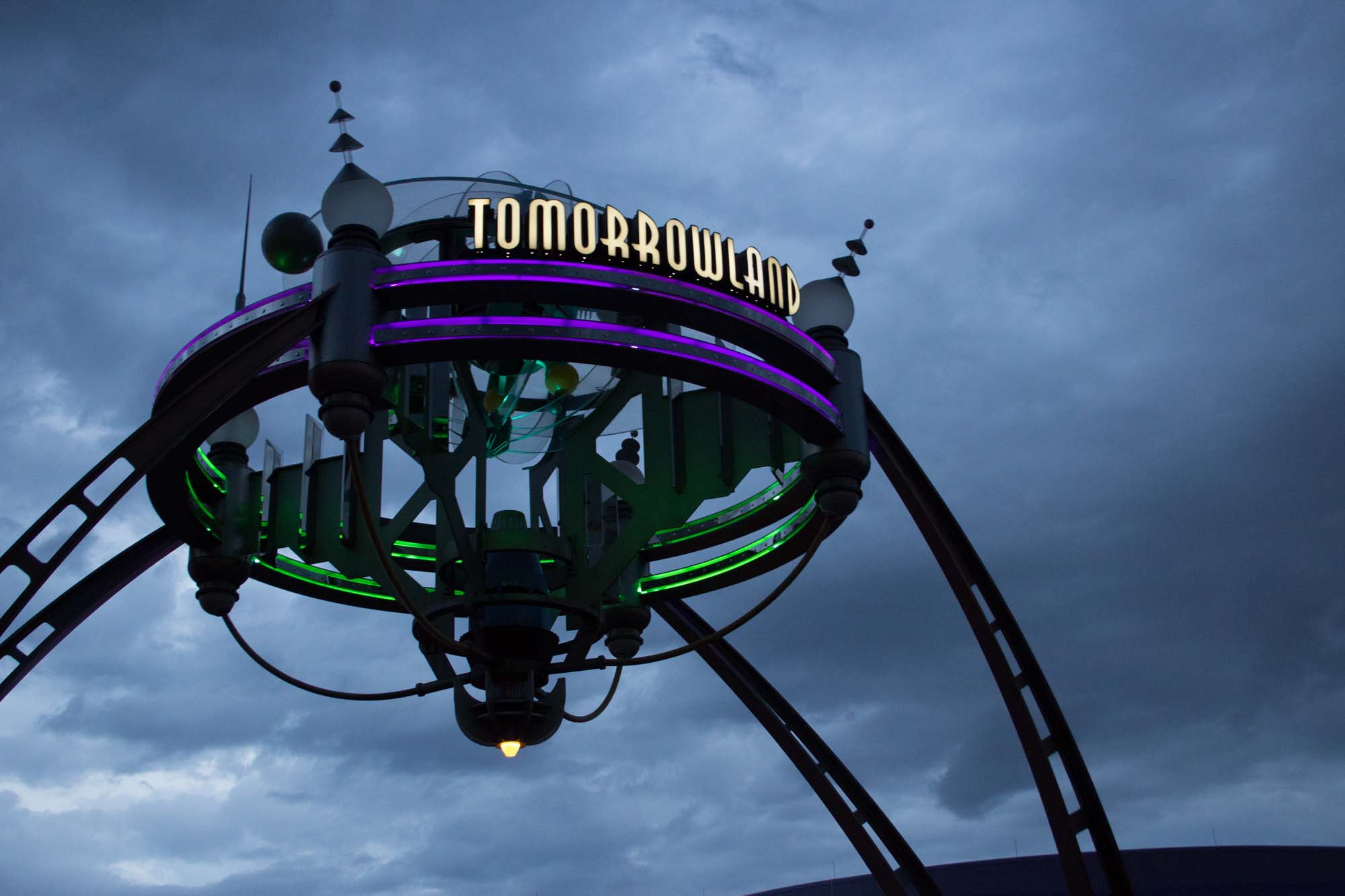 Tomorrowland - Sign Lit