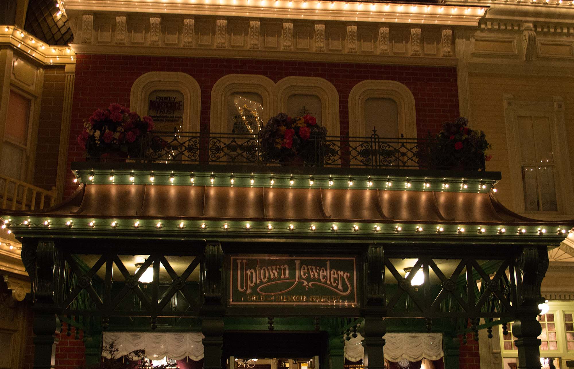 Main Street - Uptown Jewelers Sign on Center Street