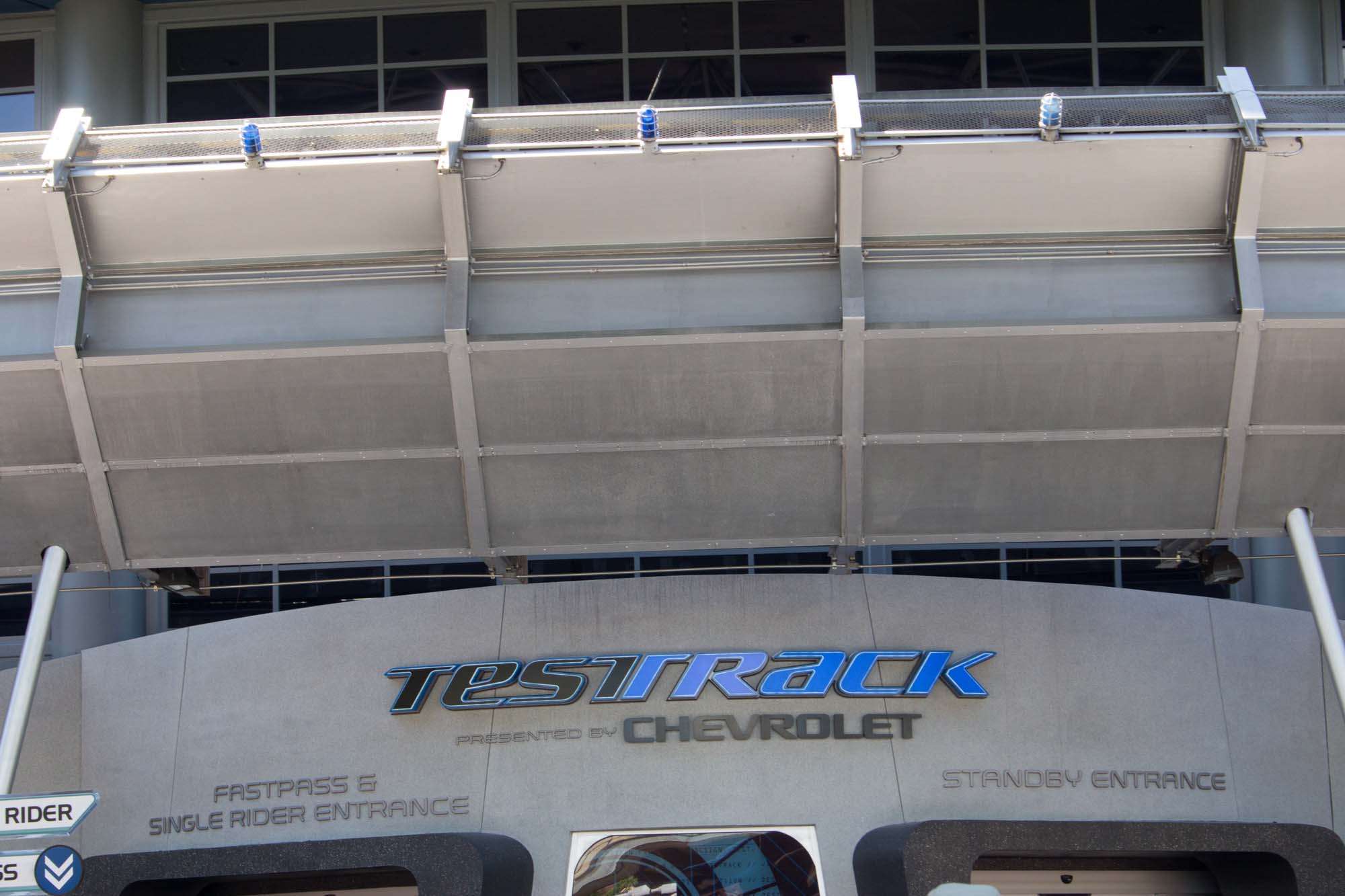 Test Track Sign