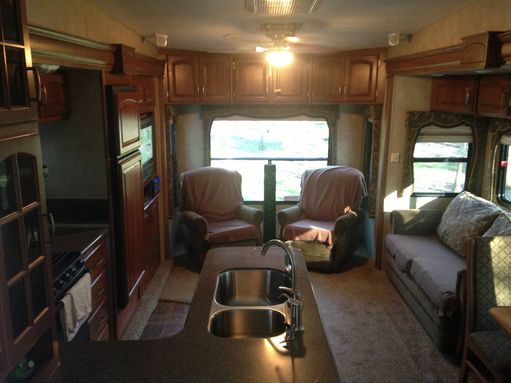 Living Room in RV - Fort Wilderness