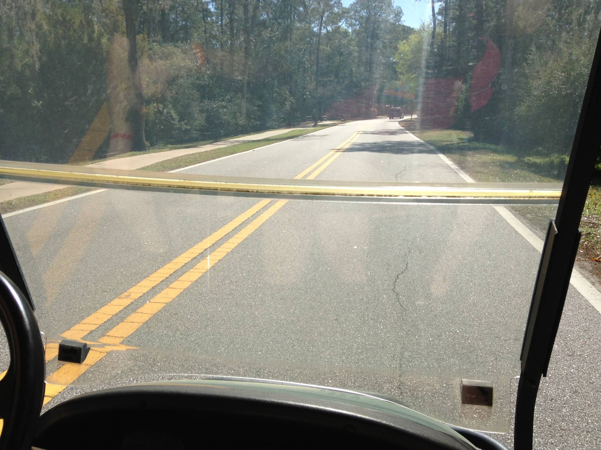 View from the Golf Cart - Fort Wilderness