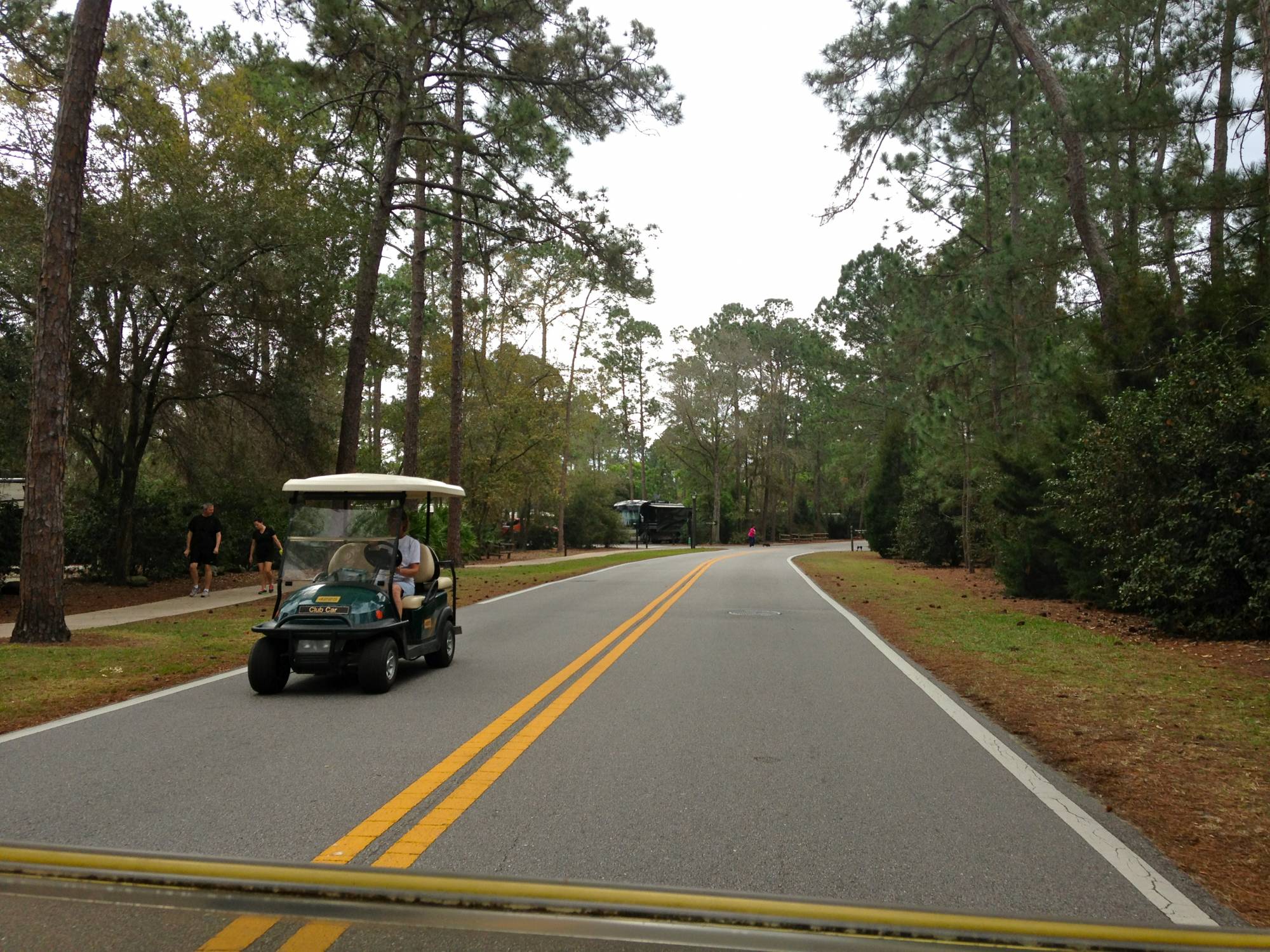 View from the Golf Cart - Fort Wilderness