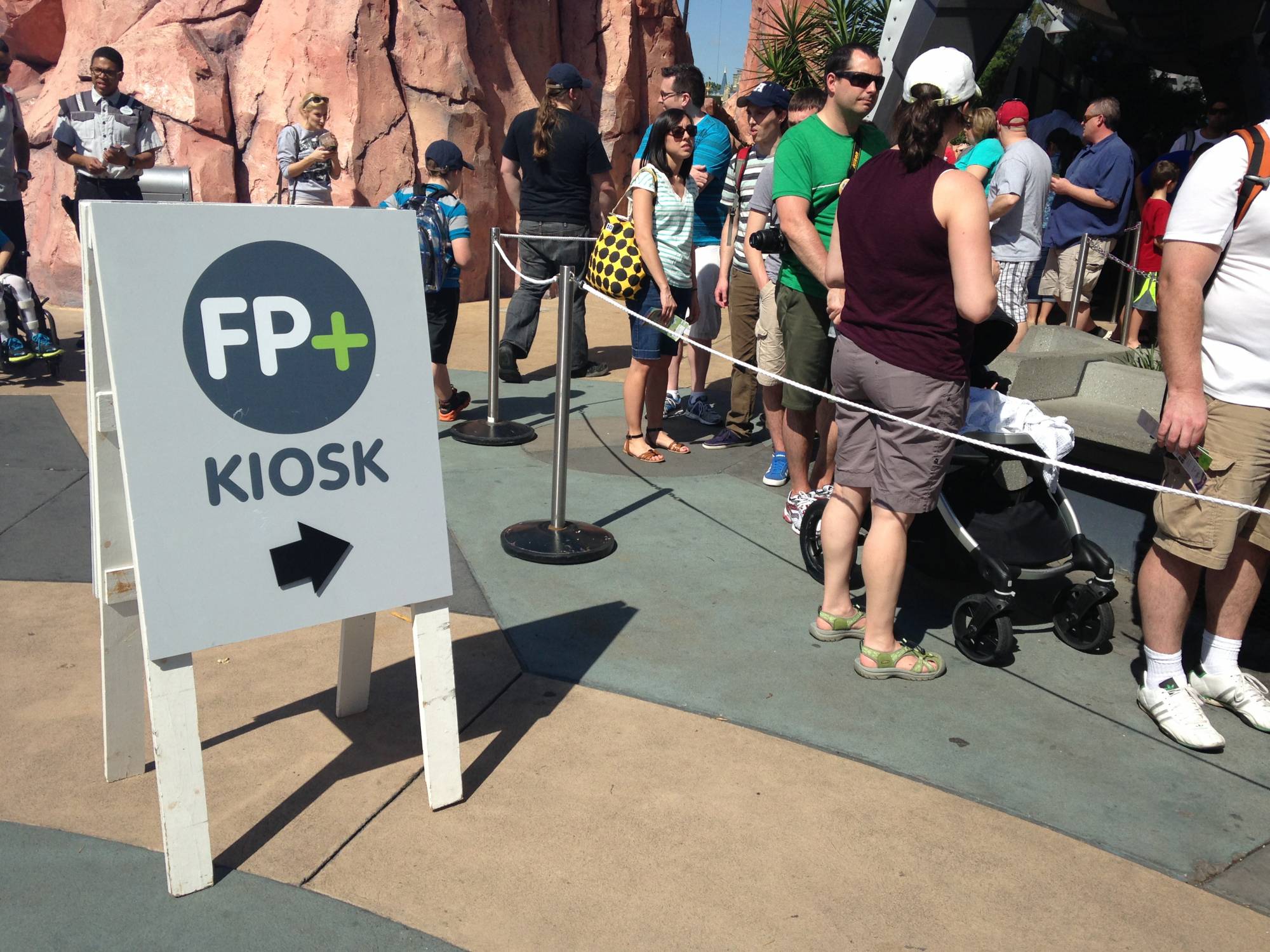 FastPass+ Kiosk in Tomorrowland