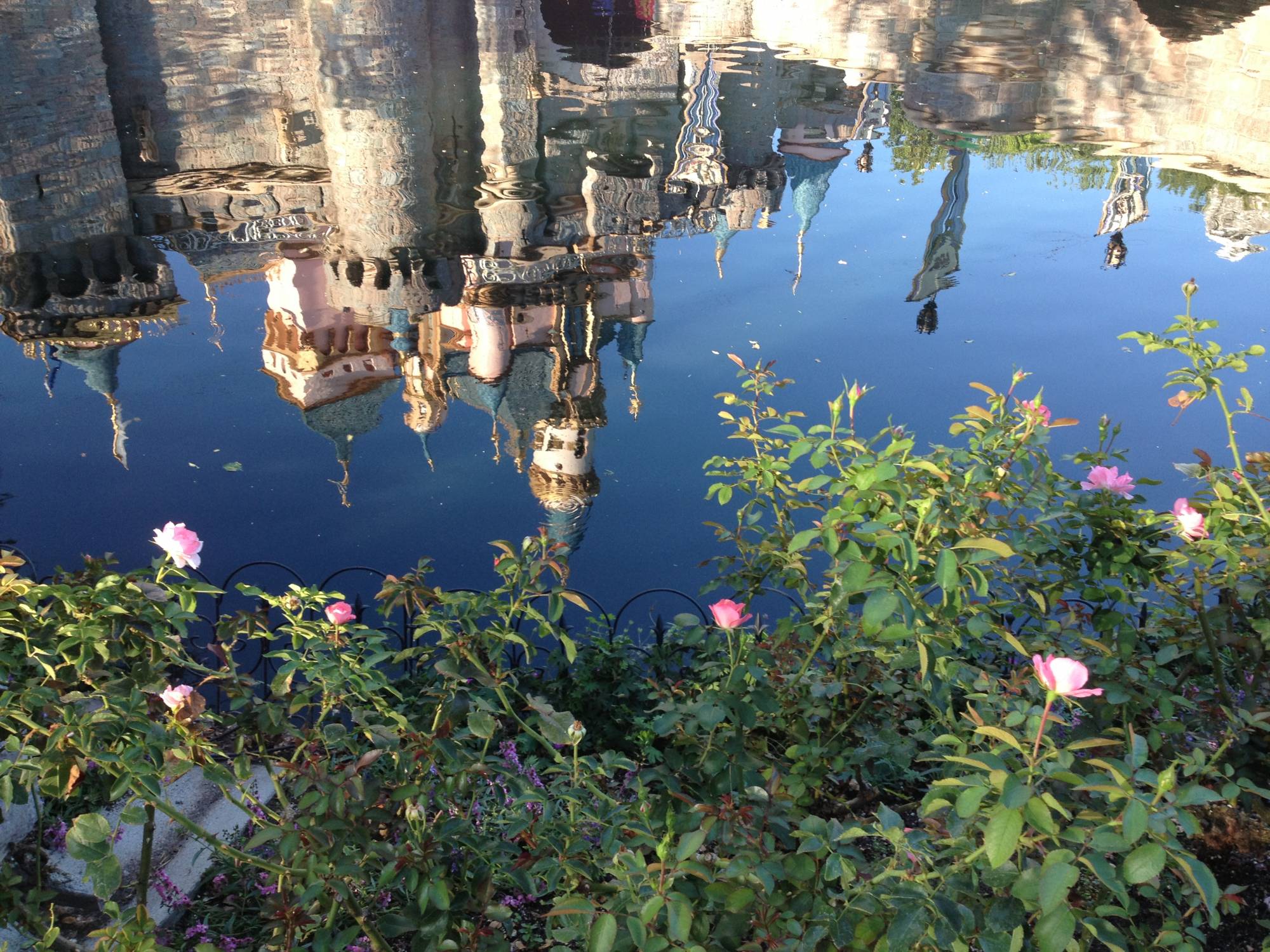 Sleeping Beauty Castle Water Reflection
