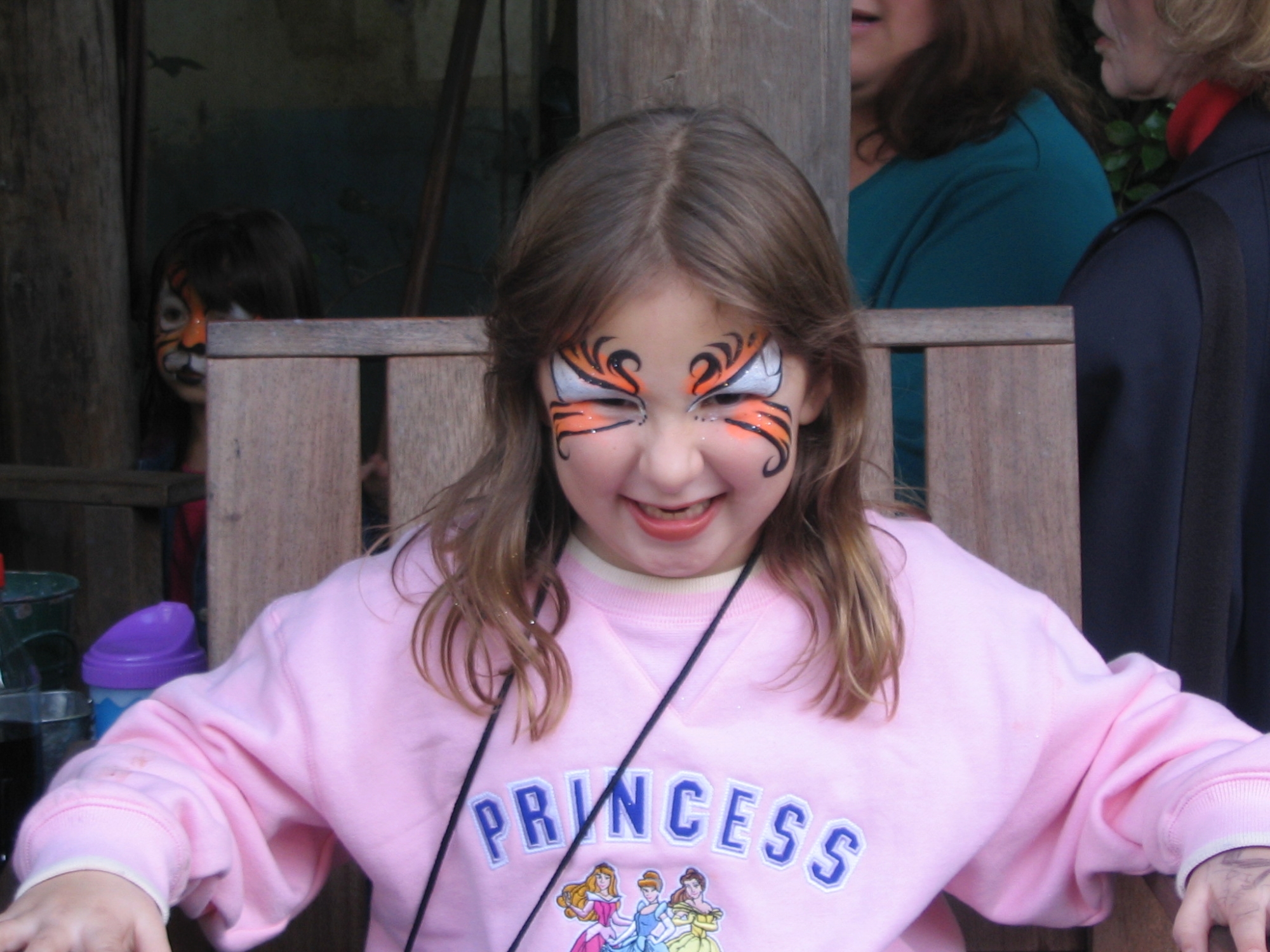 Animal Kingdom--Africa--Face Painting--Tiger Eyes