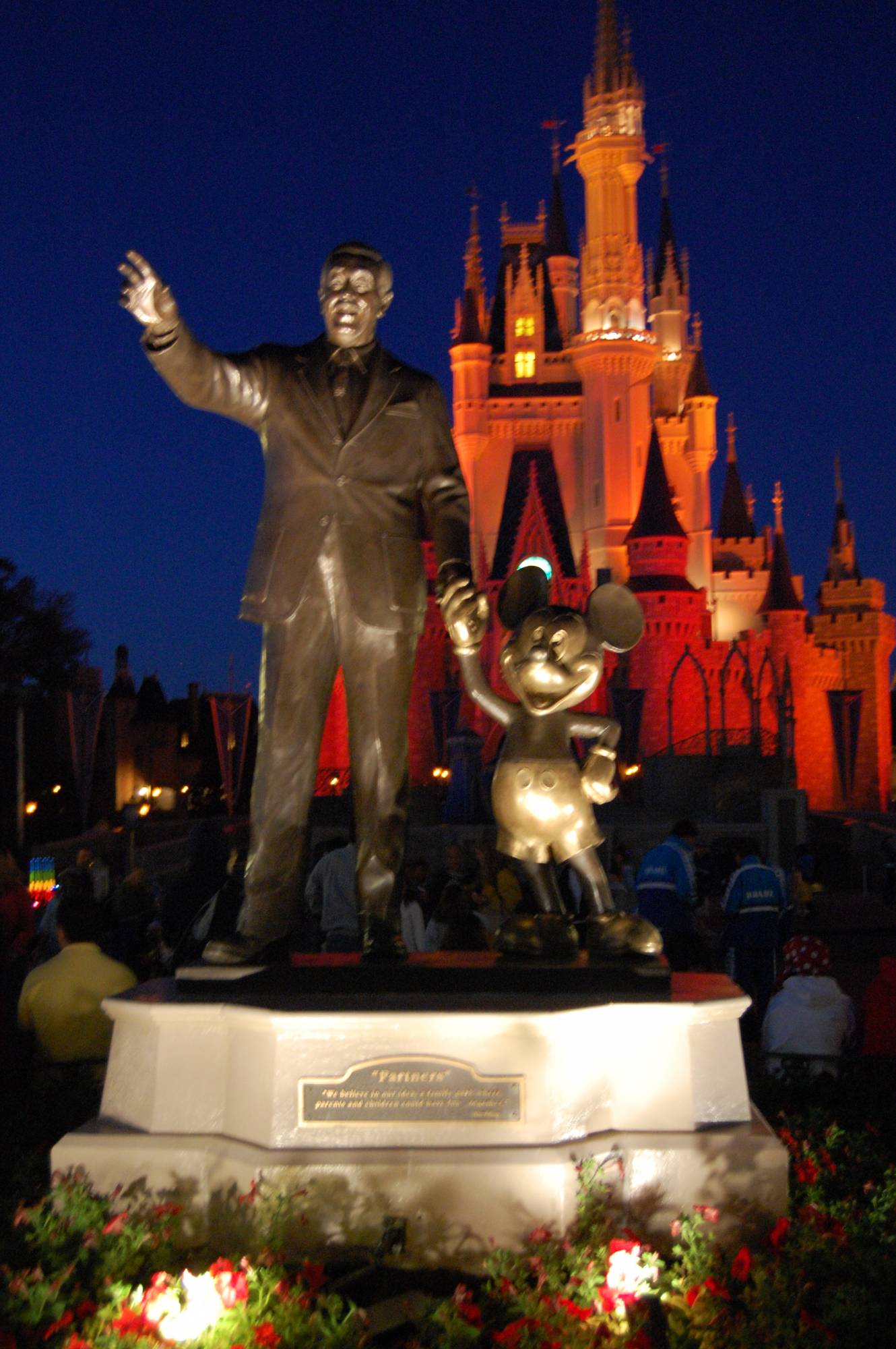 Magic Kingdom-Main Street USA--Partners @ Night