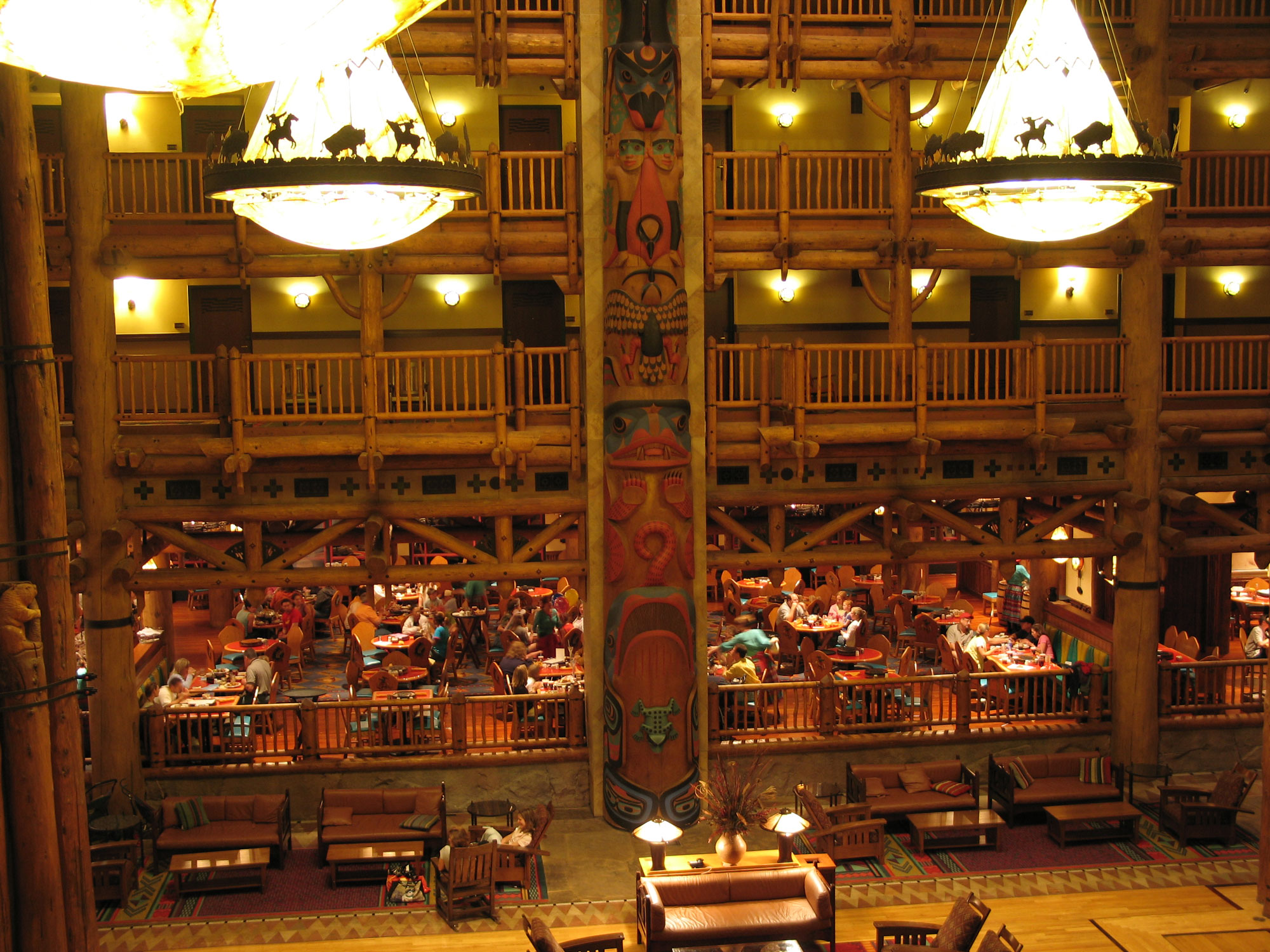 Wilderness Lodge Whispering Canyons Cafe Lobby