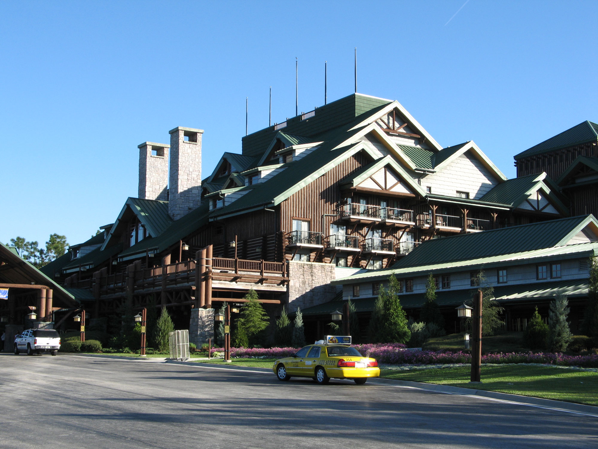 Wilderness Lodge Entrance