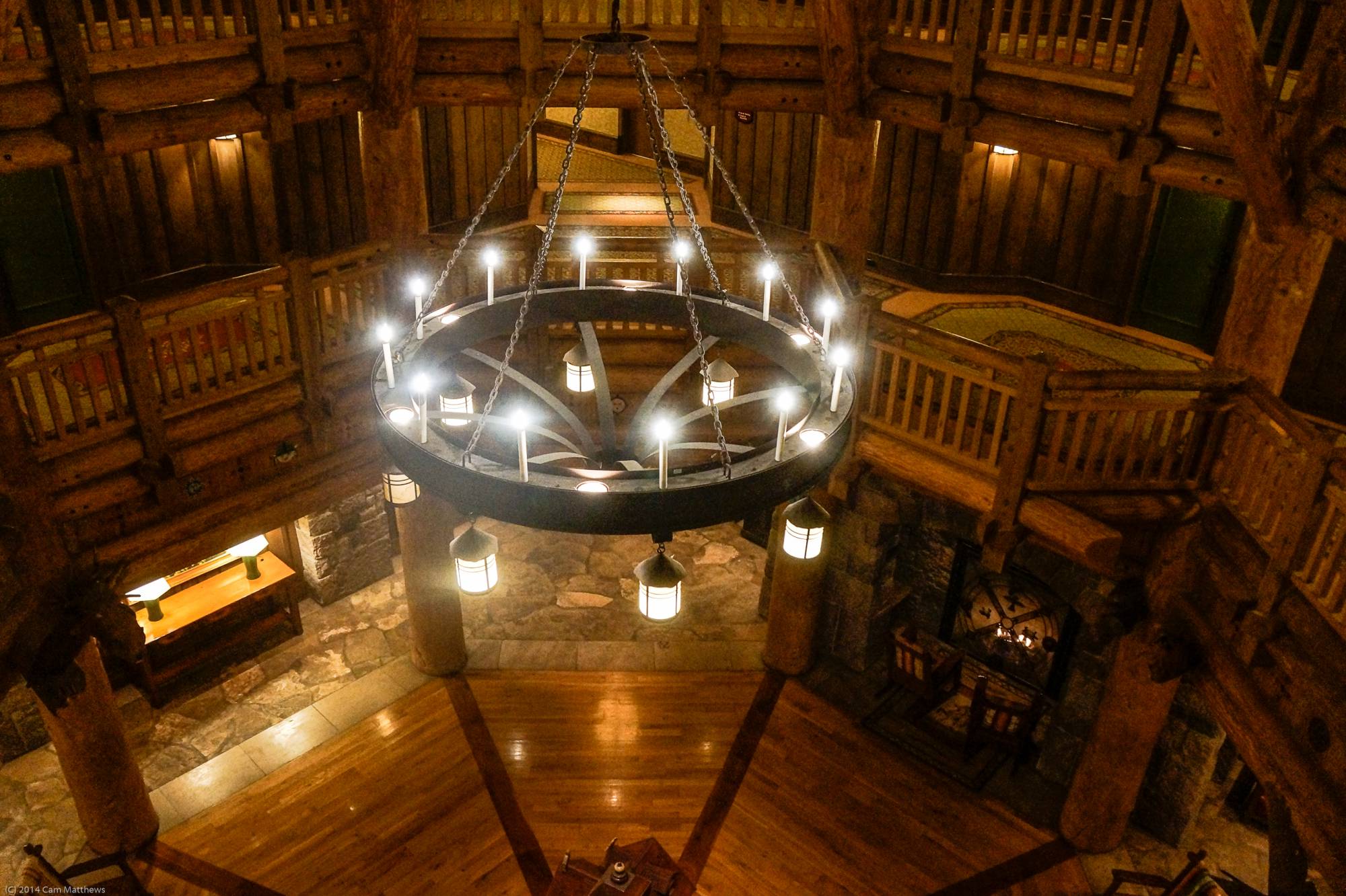 Wilderness Lodge Villa Lobby from 3rd Floor