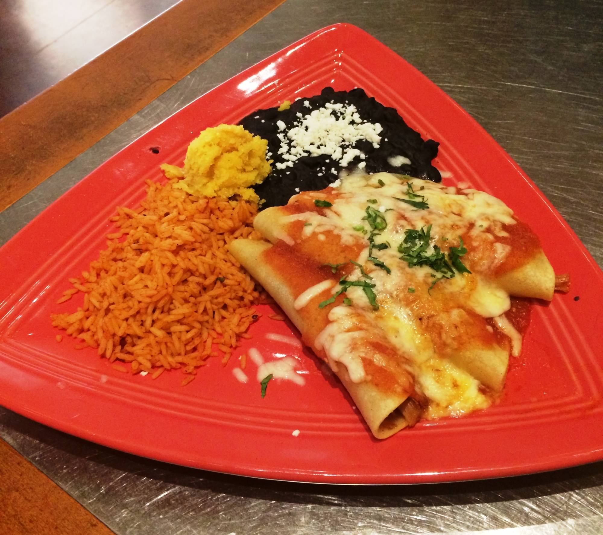 Pork Belly Enchiladas - The Maya Grill