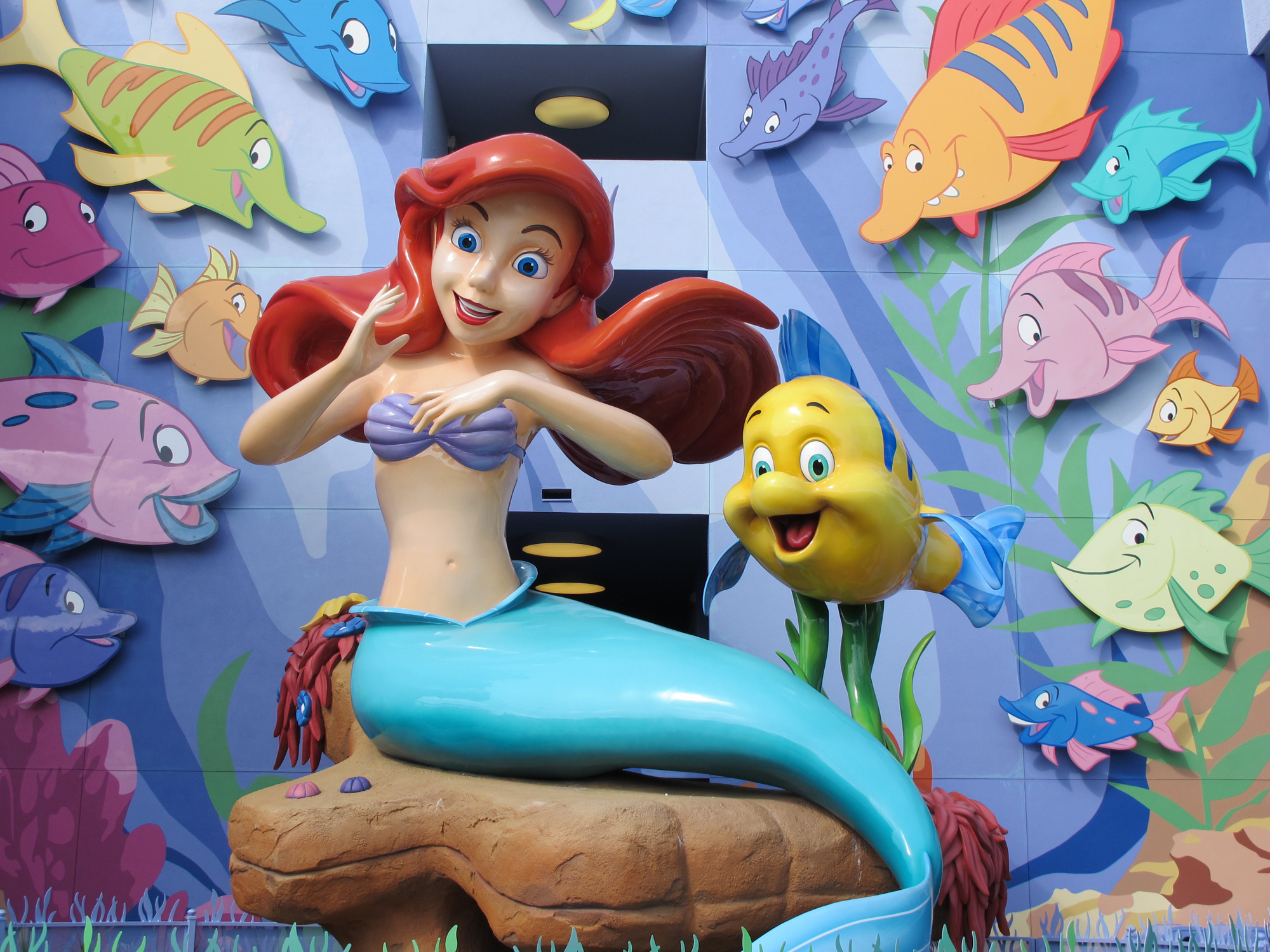 Art of Animation - Ariel and Flounder