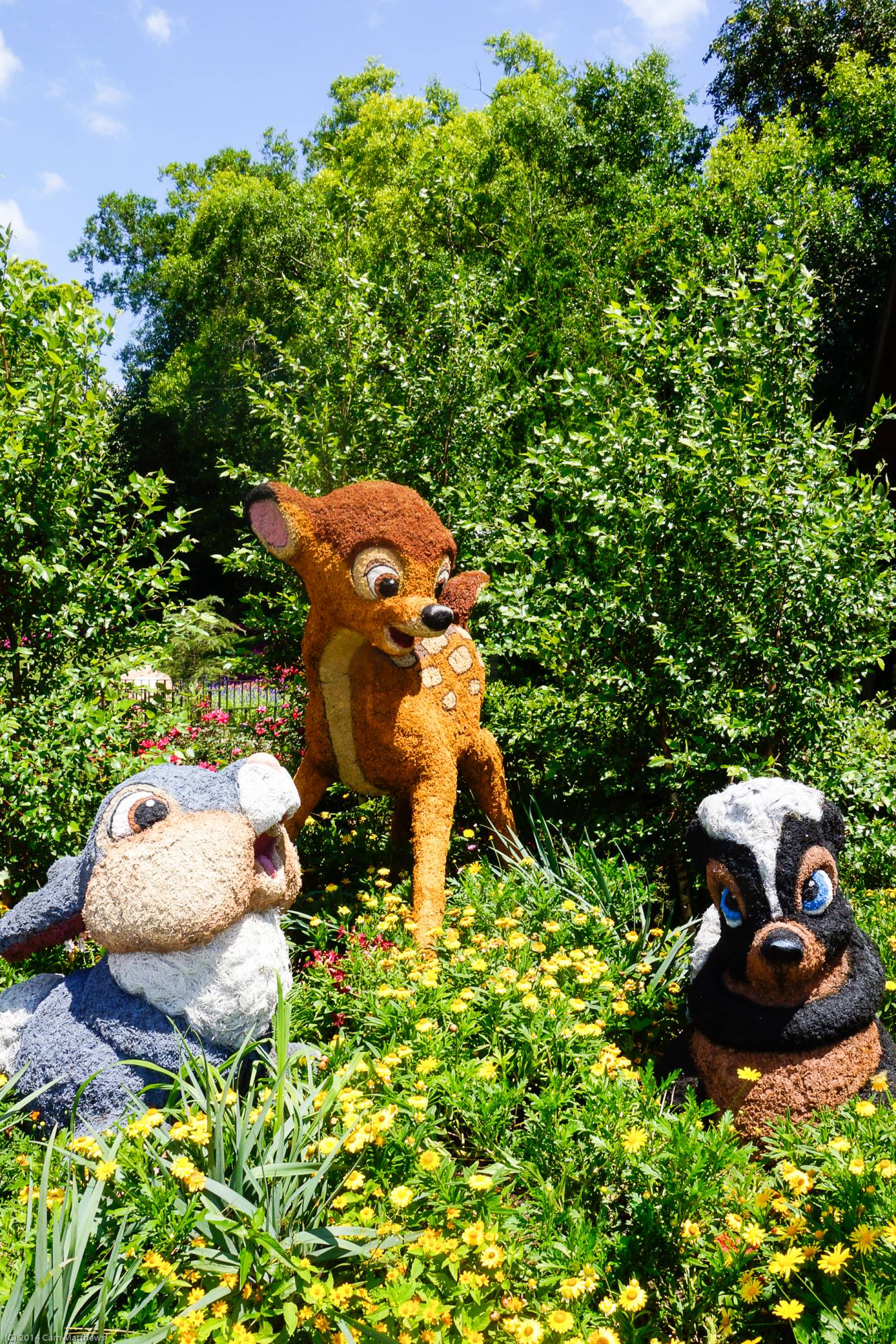 Bambi and Crew Topiaries Day 02