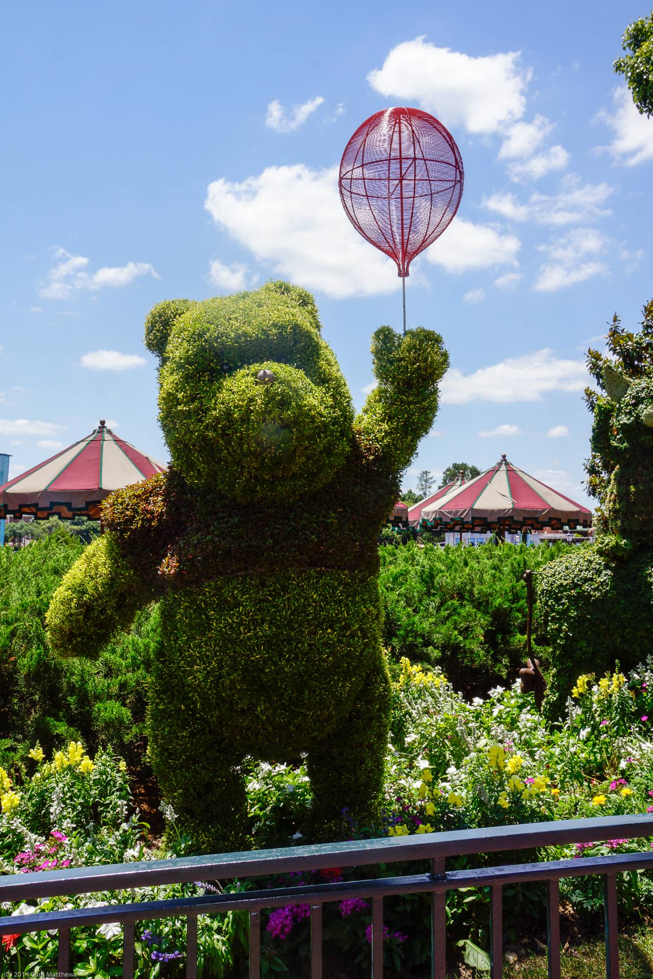 Pooh Topiary