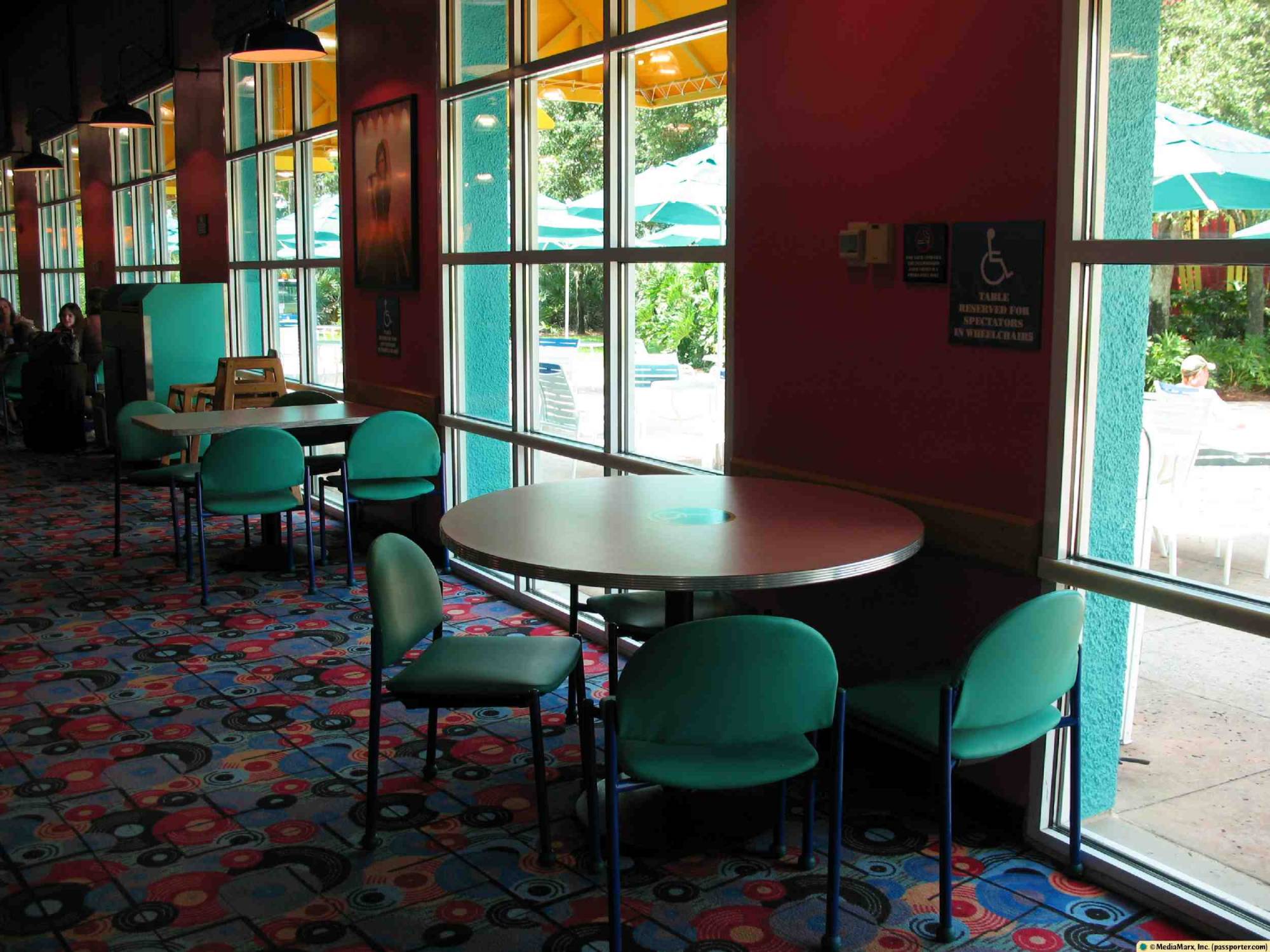 All-Star Music - Food Court Tables