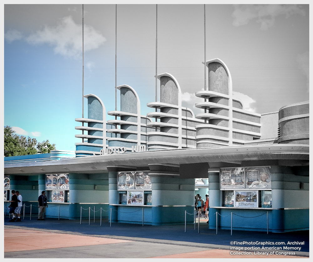 Historical Photomerges of Disney's Hollywood Studios
