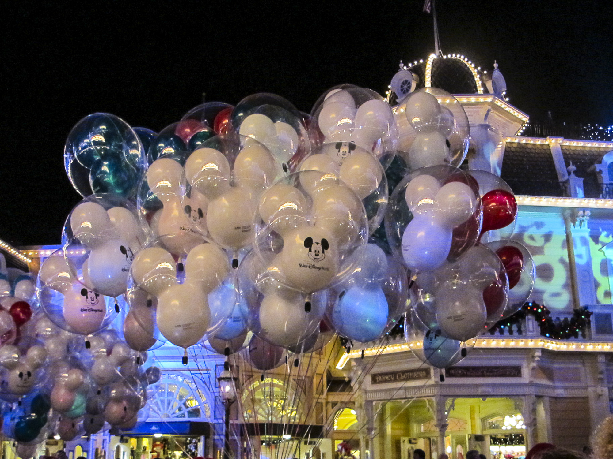 Balloon vendor on Main Street