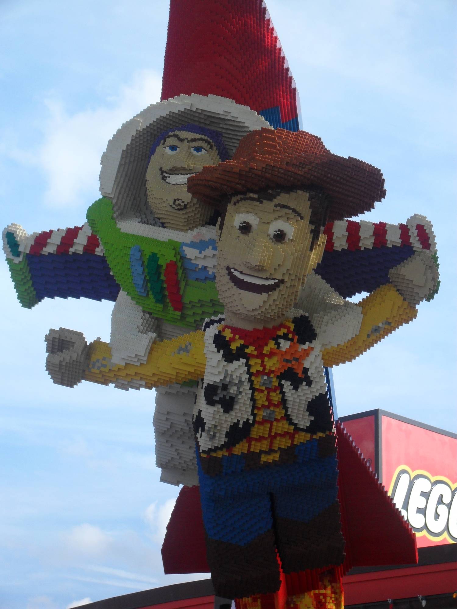 Downtown Disney - Lego Store - Woody and Buzz