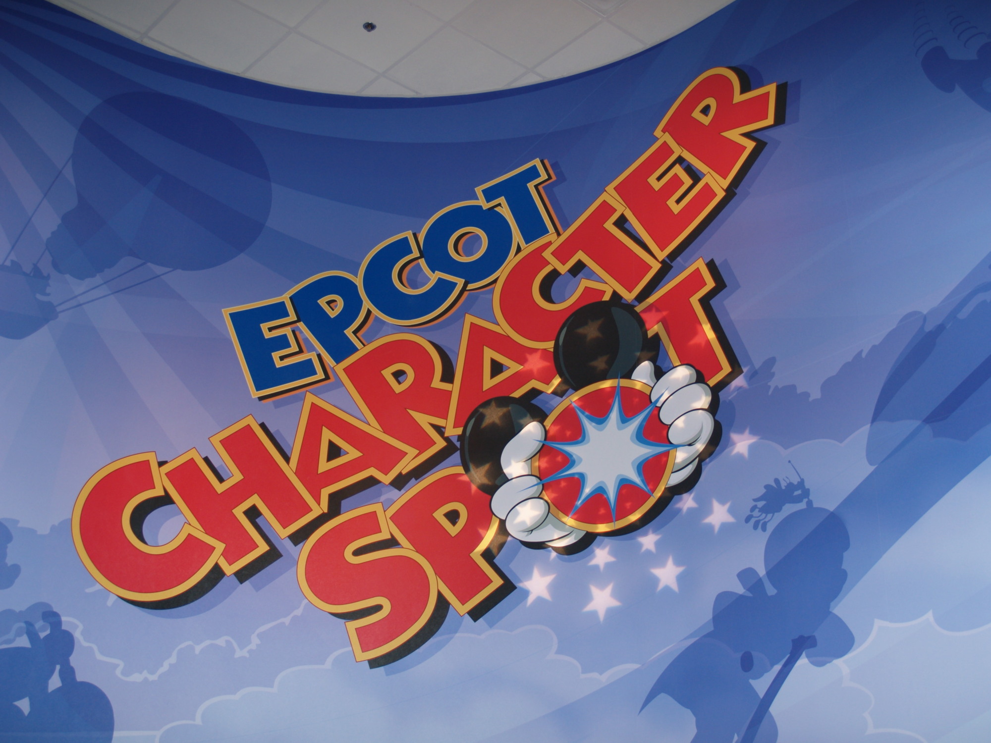 Epcot - Character Spot Sign